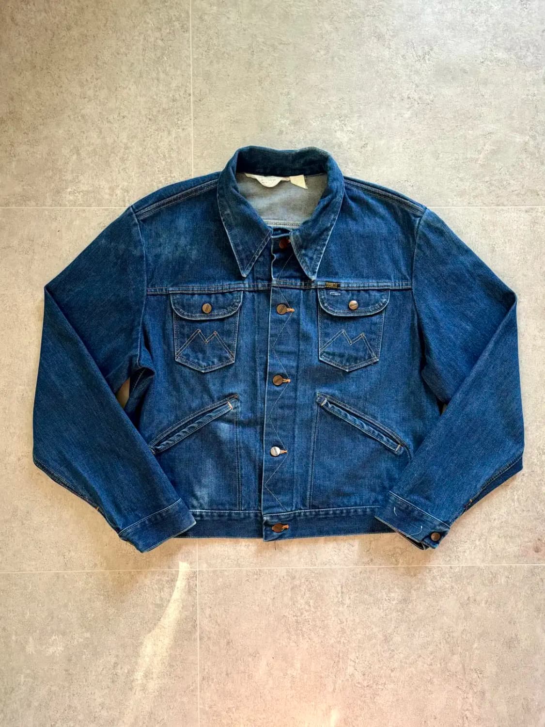 70's 랭글러 124MJ 데님 자켓 46(105) 상품이미지1