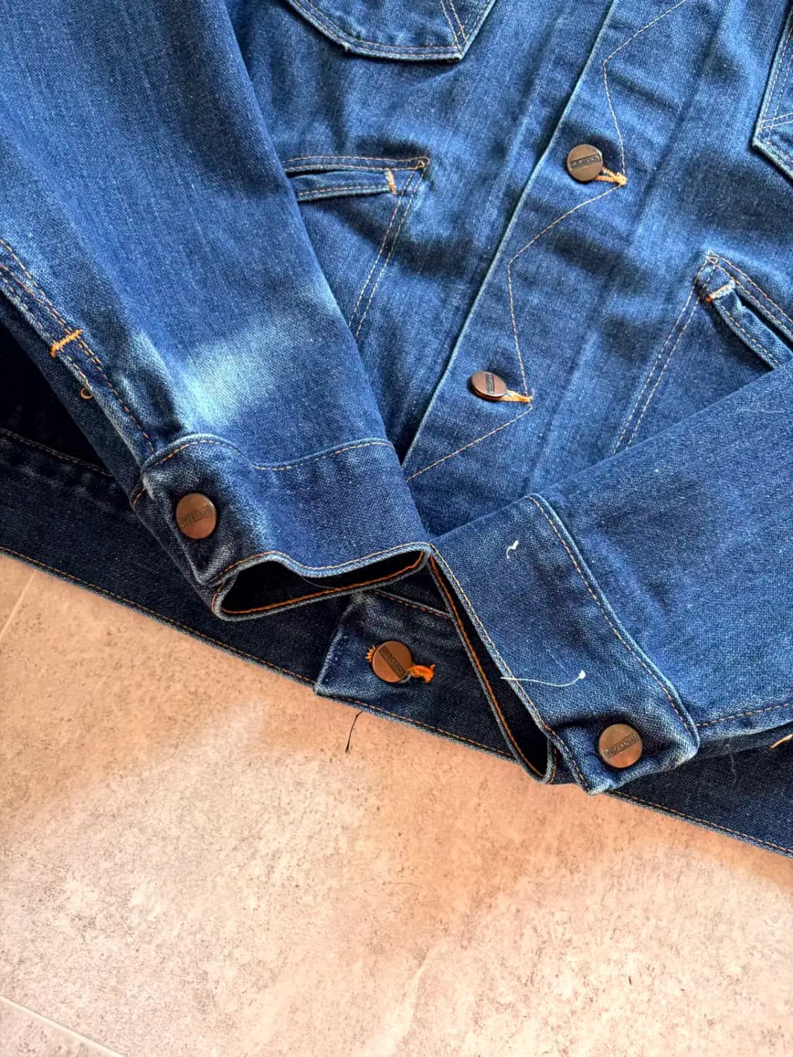 70's 랭글러 124MJ 데님 자켓 46(105) 상품이미지4