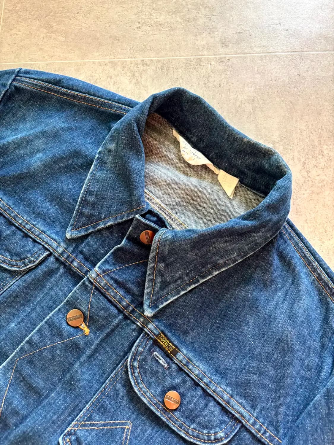 70's 랭글러 124MJ 데님 자켓 46(105) 상품이미지6