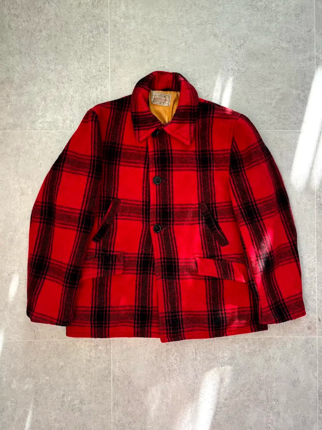 50's Sears Active Sportswear 울 헌팅 자켓 100 상품이미지1