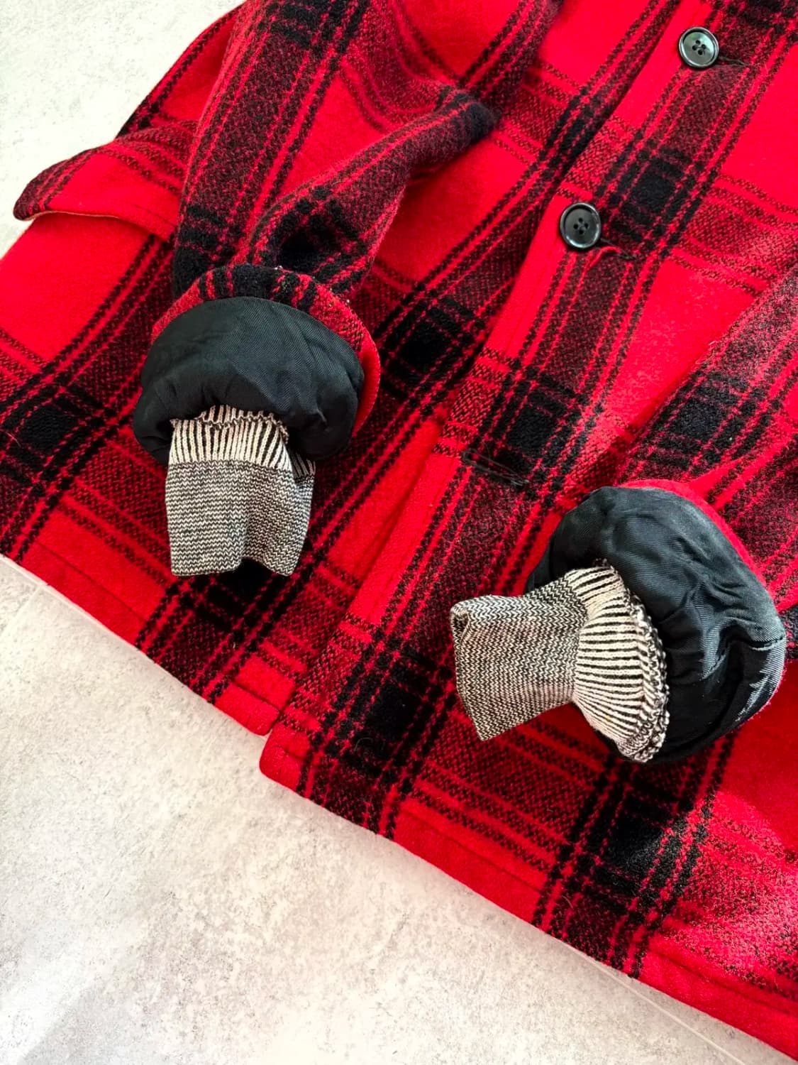 50's Sears Active Sportswear 울 헌팅 자켓 100 상품이미지5