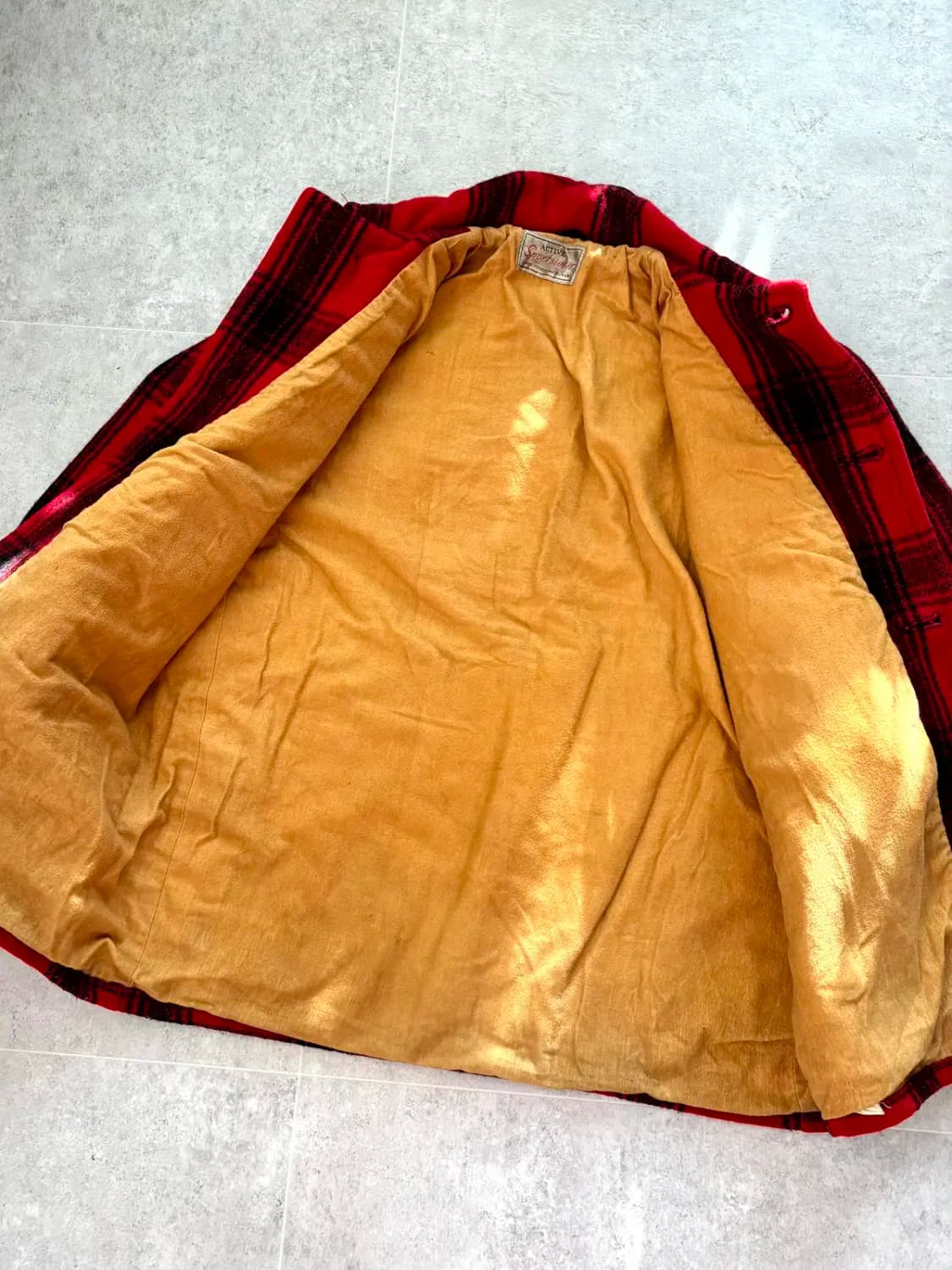 50's Sears Active Sportswear 울 헌팅 자켓 100 상품이미지7