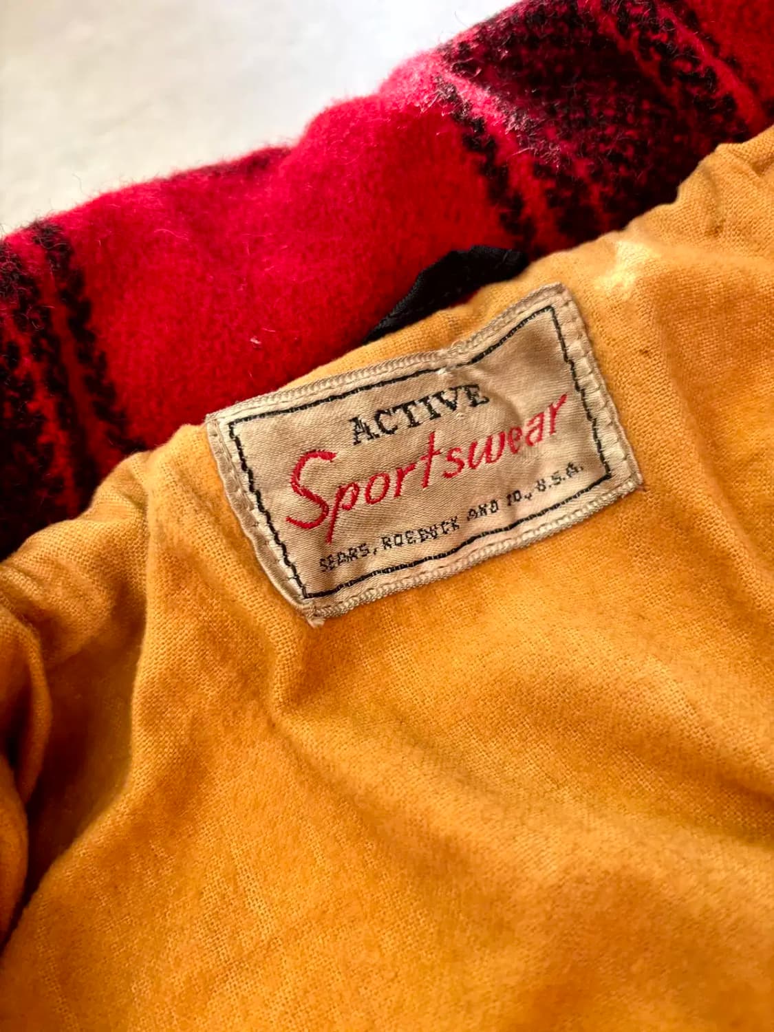 50's Sears Active Sportswear 울 헌팅 자켓 100 상품이미지8