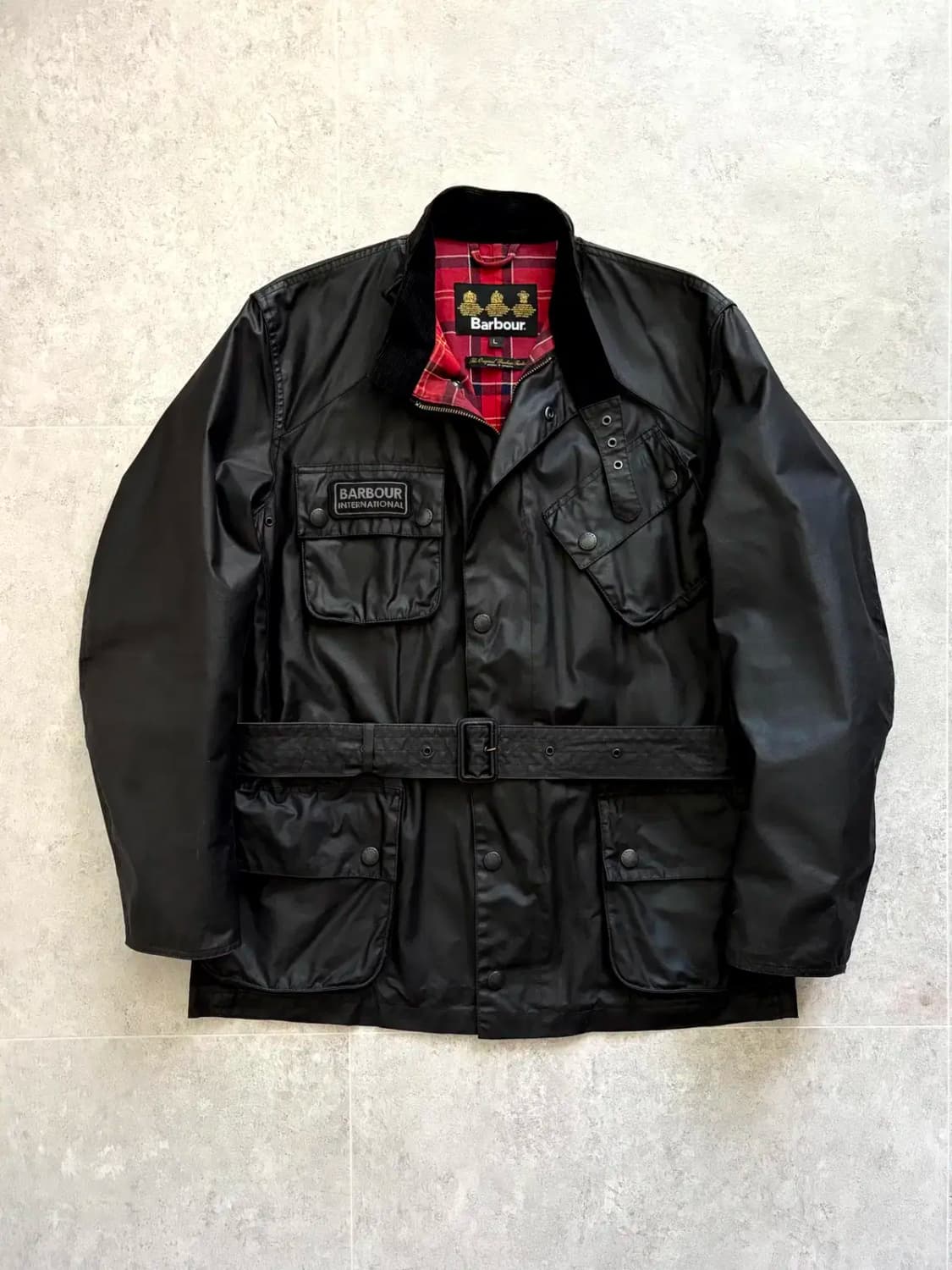 바버 인터네셔널 Antique 자켓 L(~105) 상품이미지1