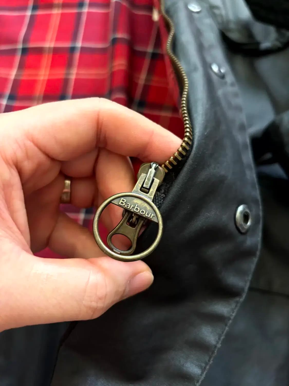 바버 인터네셔널 Antique 자켓 L(~105) 상품이미지6