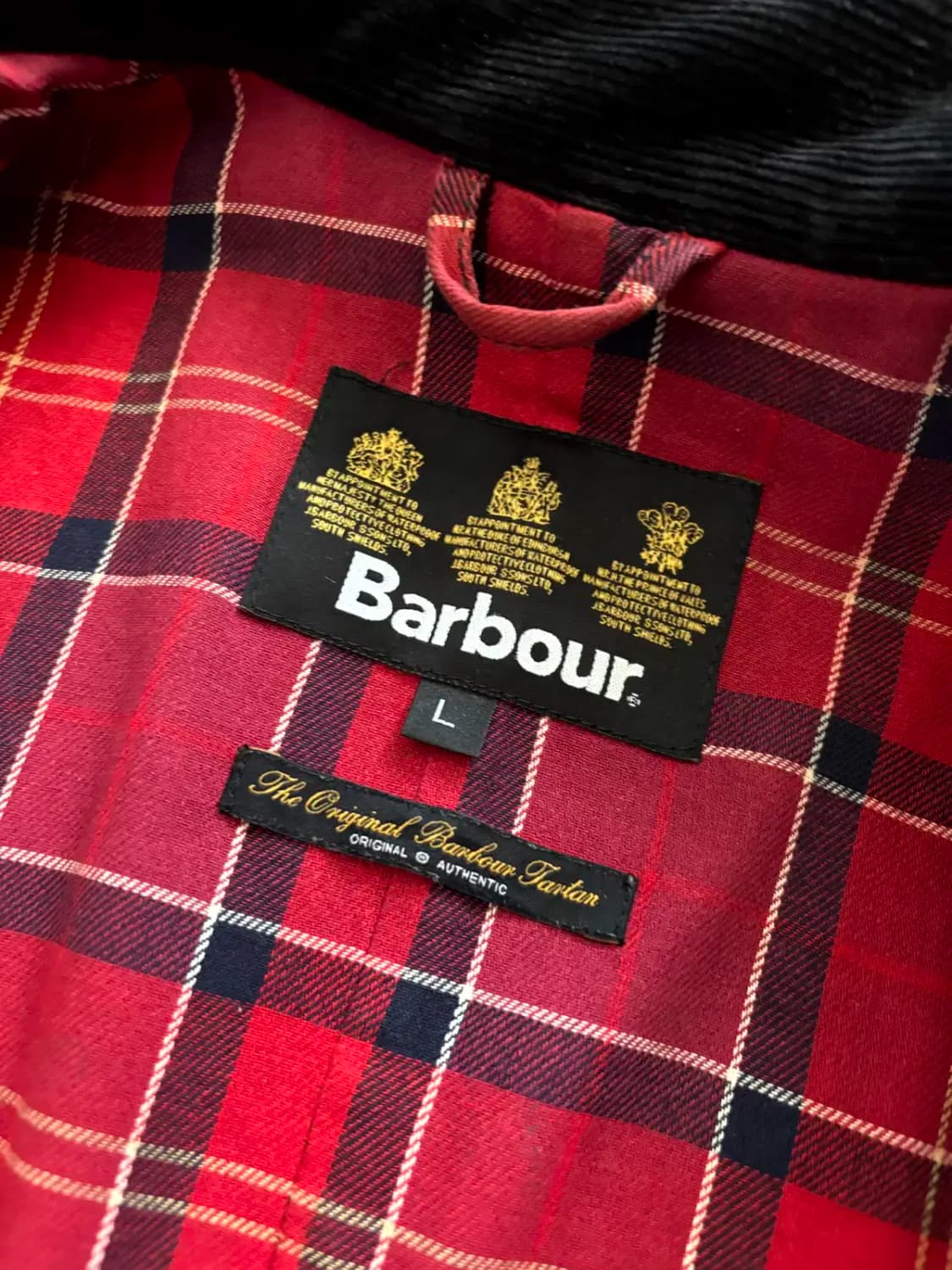 바버 인터네셔널 Antique 자켓 L(~105) 상품이미지8