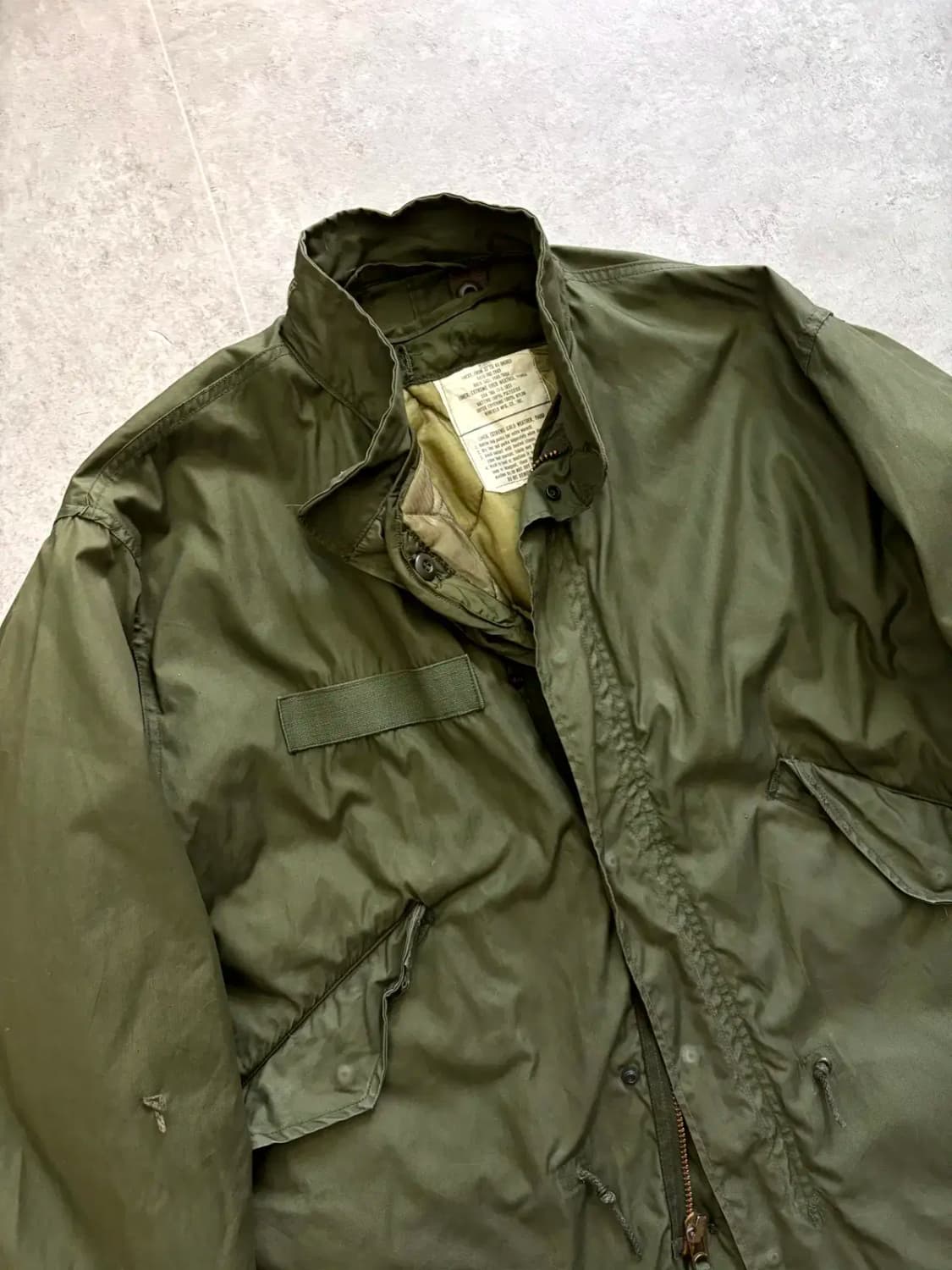 70's 미군 M-65 피쉬테일 파카 M-R 풀세 상품이미지2