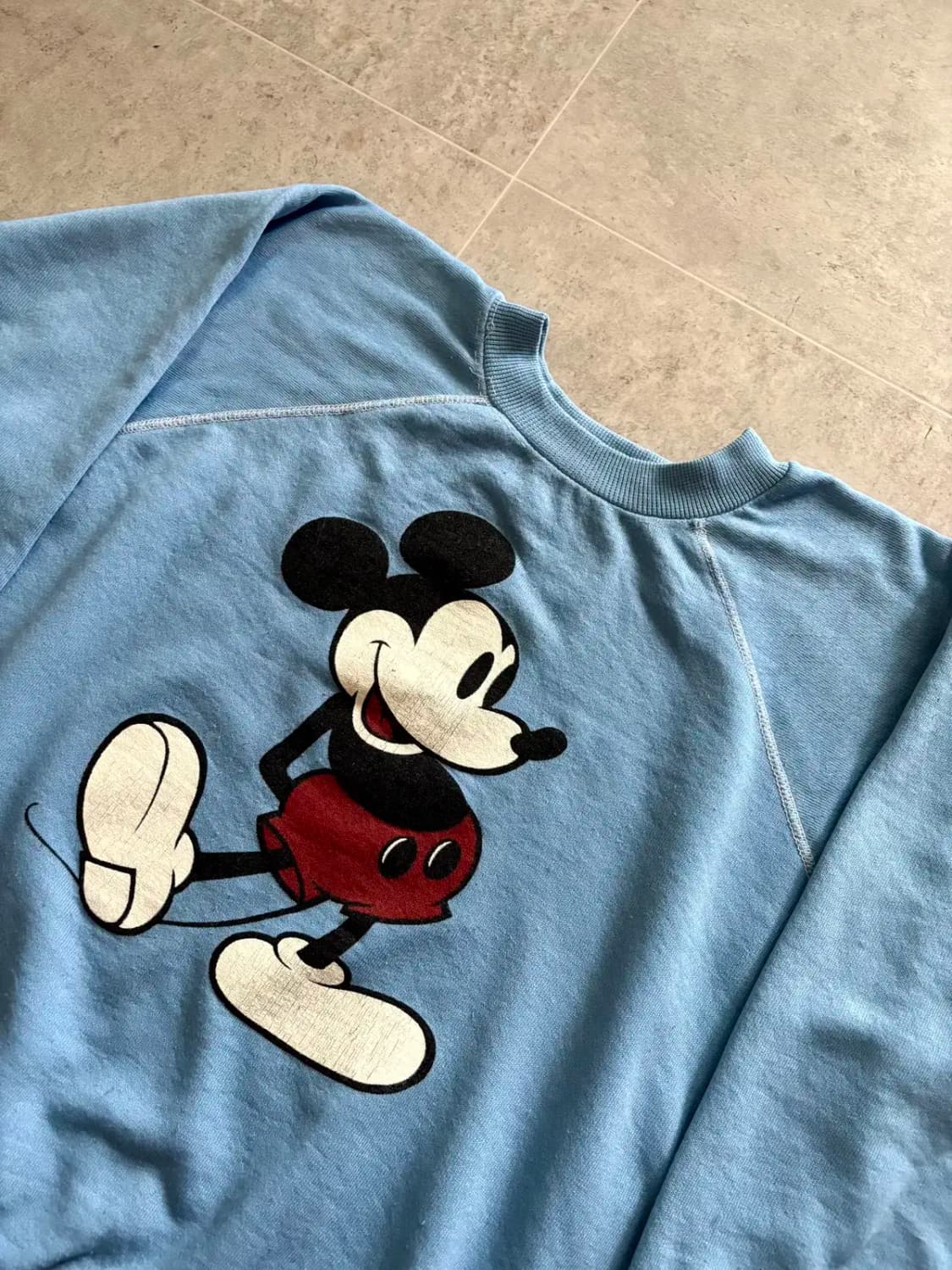 80's 월트 디즈니 오리지널 미키 마우스 스웻셔츠 L 상품이미지2