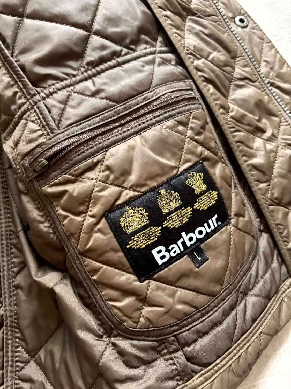 바버 인터네셔널 Ariel 퀼팅 자켓 L(100~103) 상품이미지10