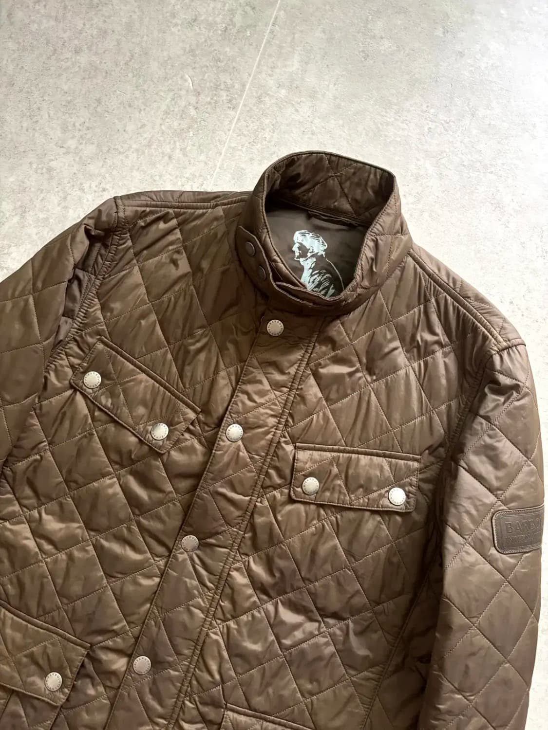 바버 인터네셔널 Ariel 퀼팅 자켓 L(100~103) 상품이미지2