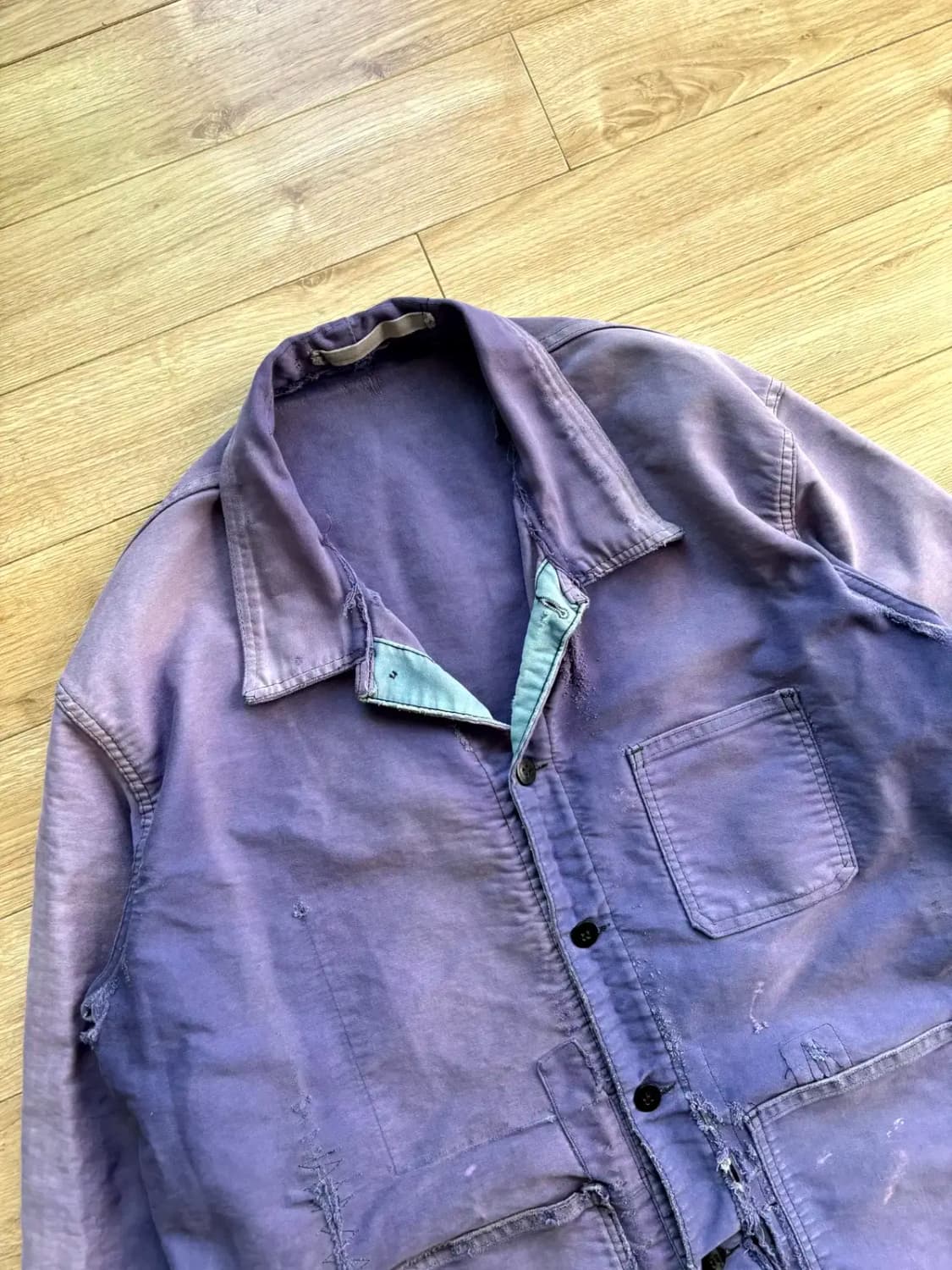 60~70's 빈티지 프렌치 초어 자켓 105 상품이미지2