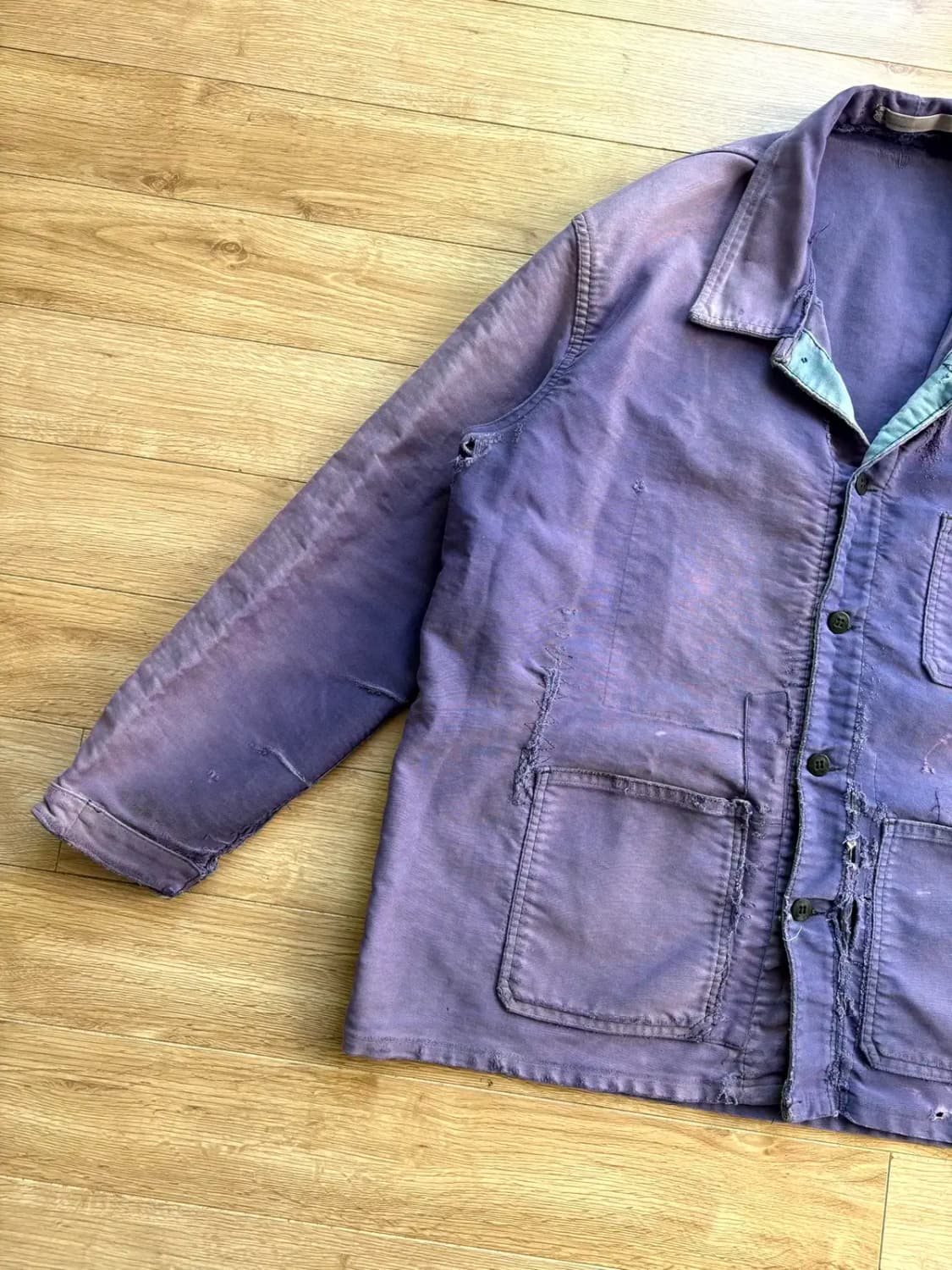 60~70's 빈티지 프렌치 초어 자켓 105 상품이미지3