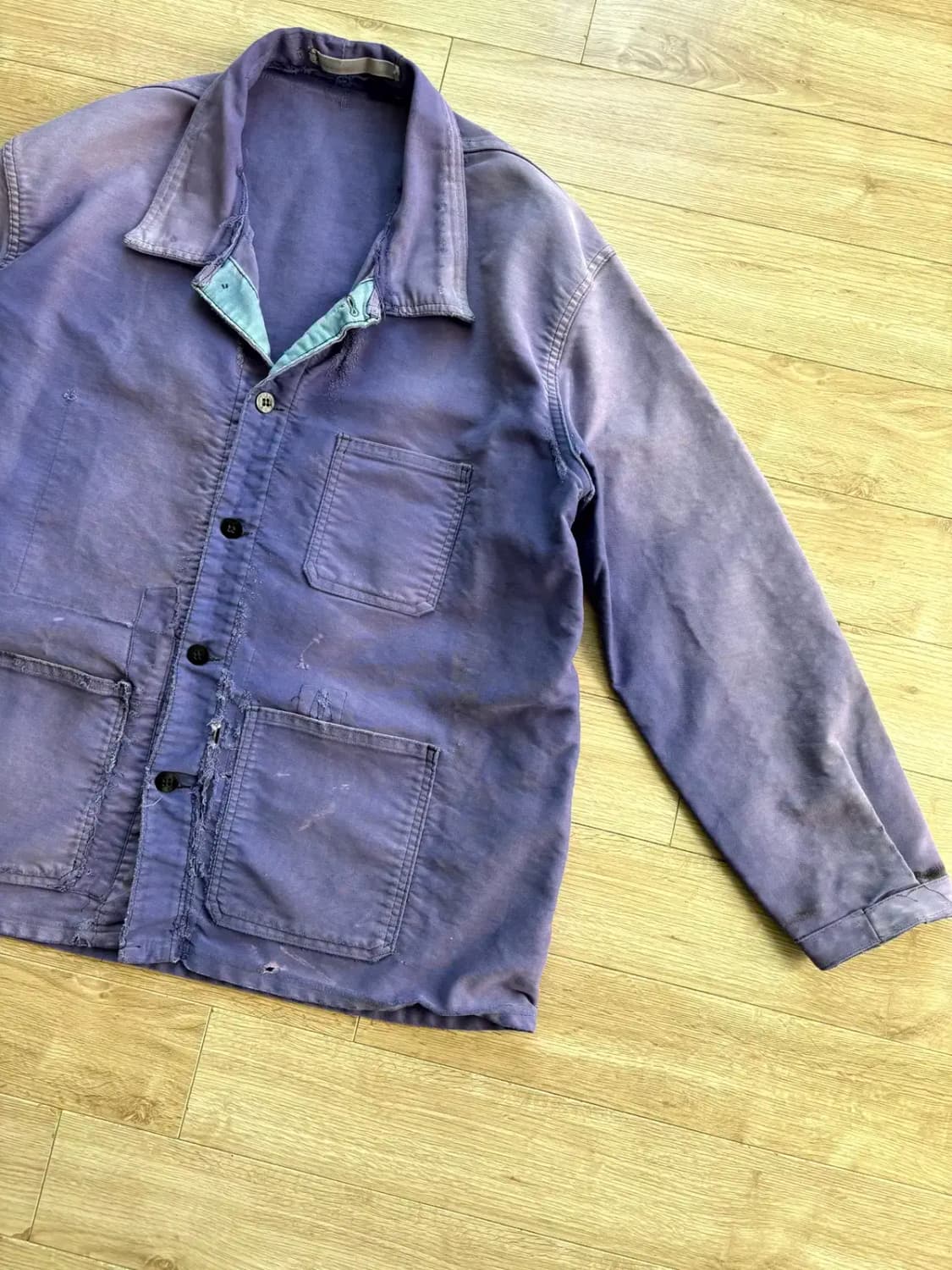 60~70's 빈티지 프렌치 초어 자켓 105 상품이미지4