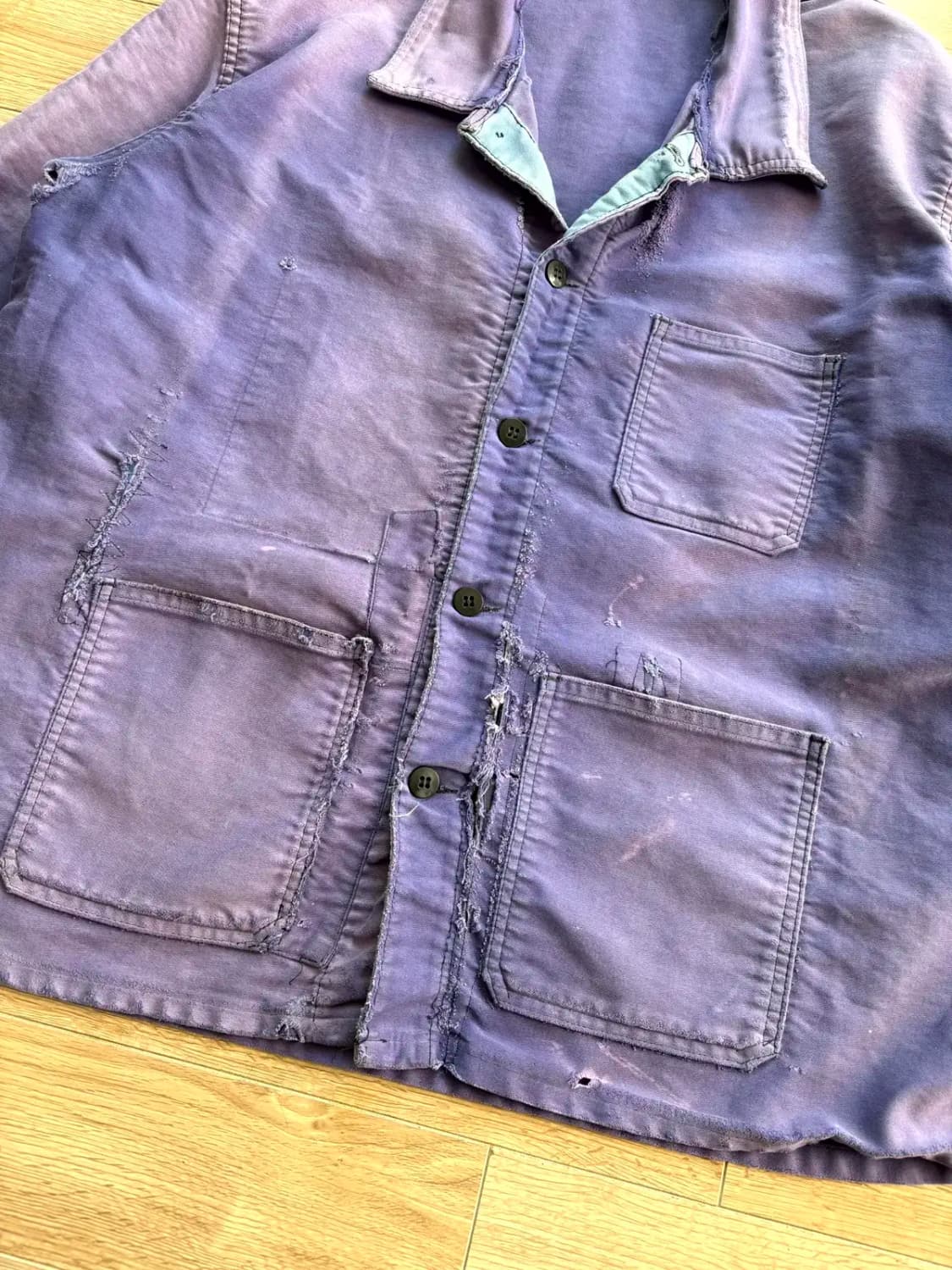 60~70's 빈티지 프렌치 초어 자켓 105 상품이미지5