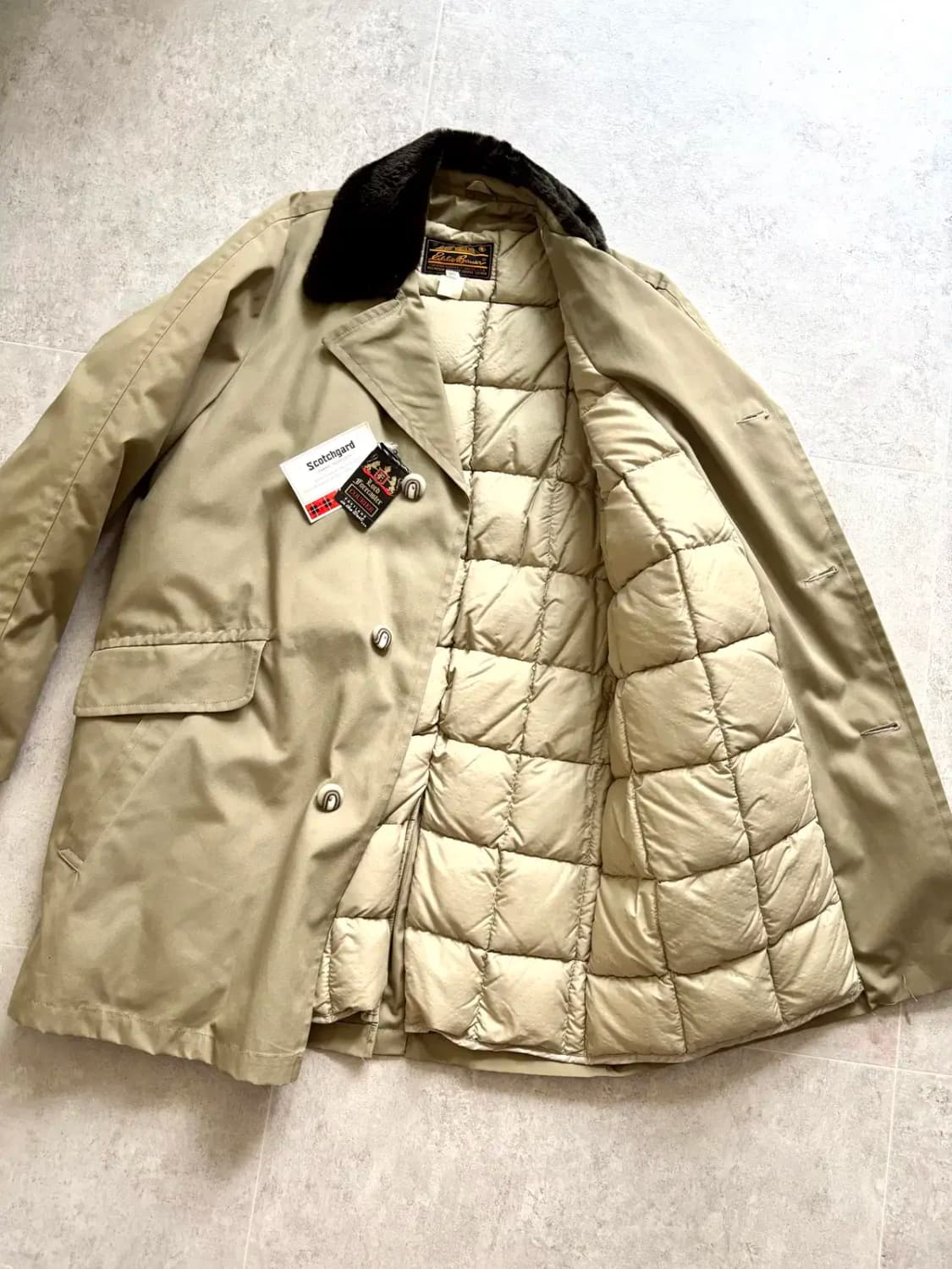 70's 에디바우어 구스다운 카 코트 38(100~103) 데드스탁 상품이미지7