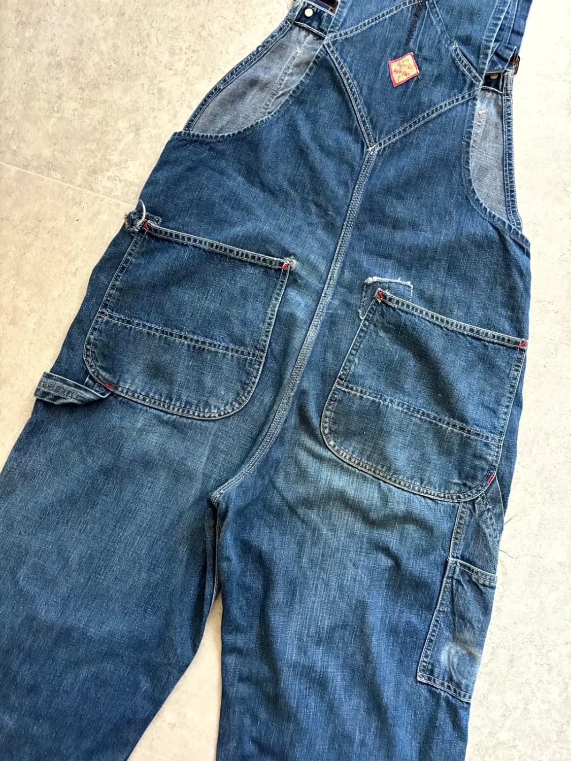 50~60's Penney's PAY-DAY 데님 오버롤 ~36" 상품이미지9