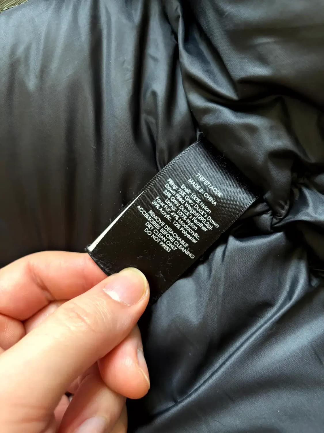 RLX 헤비 다운 파카 S(Loose 100) 상품이미지9