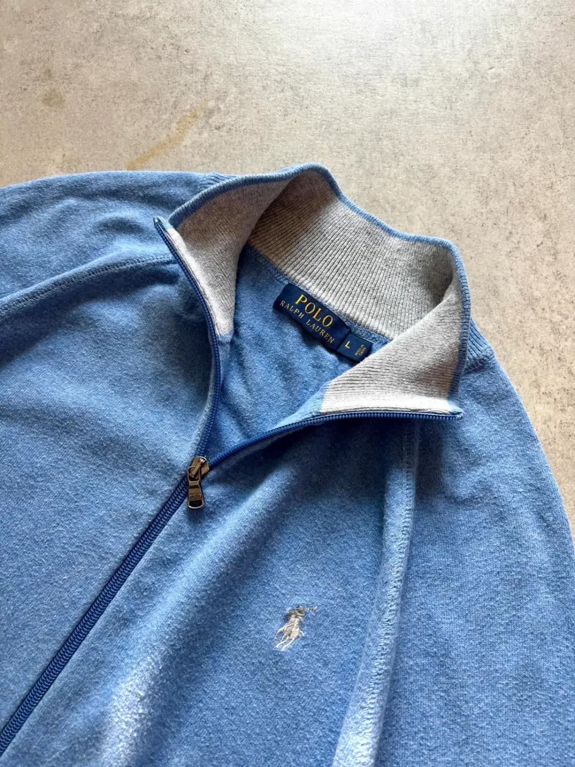폴로 랄프로렌 집업 니트 스웨터 L(100~105) 상품이미지7