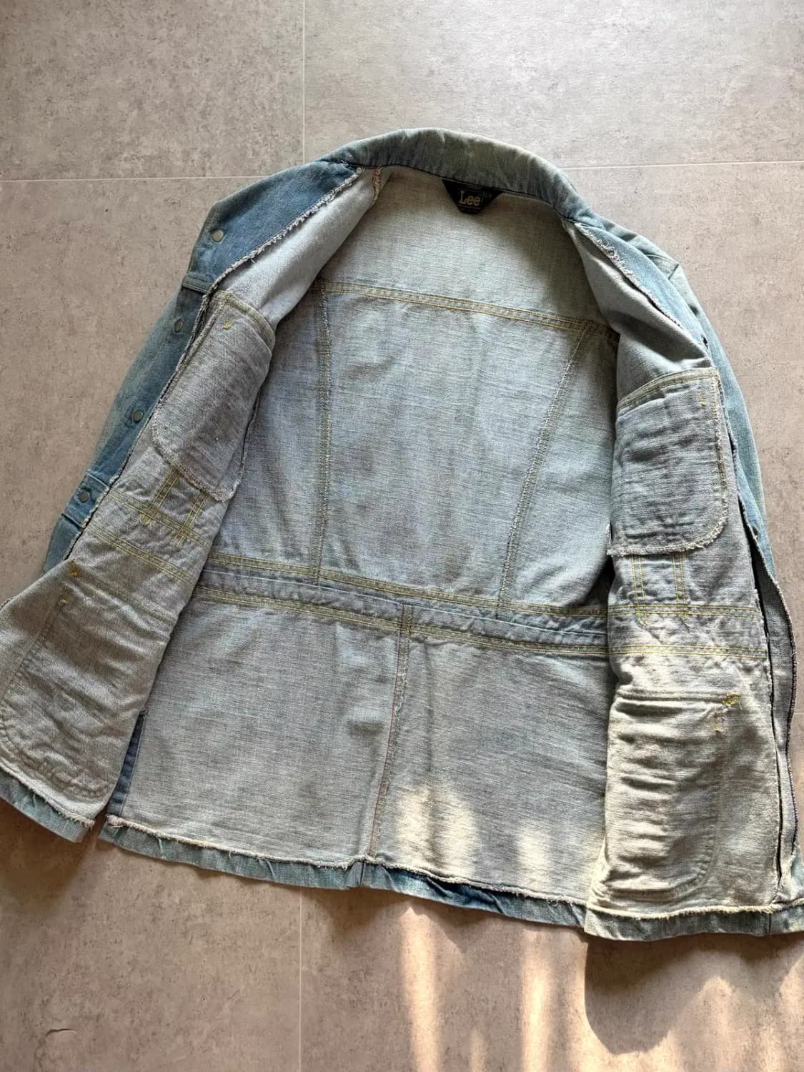 70's Lee 데님 사파리 자켓 L(100~103) 상품이미지6