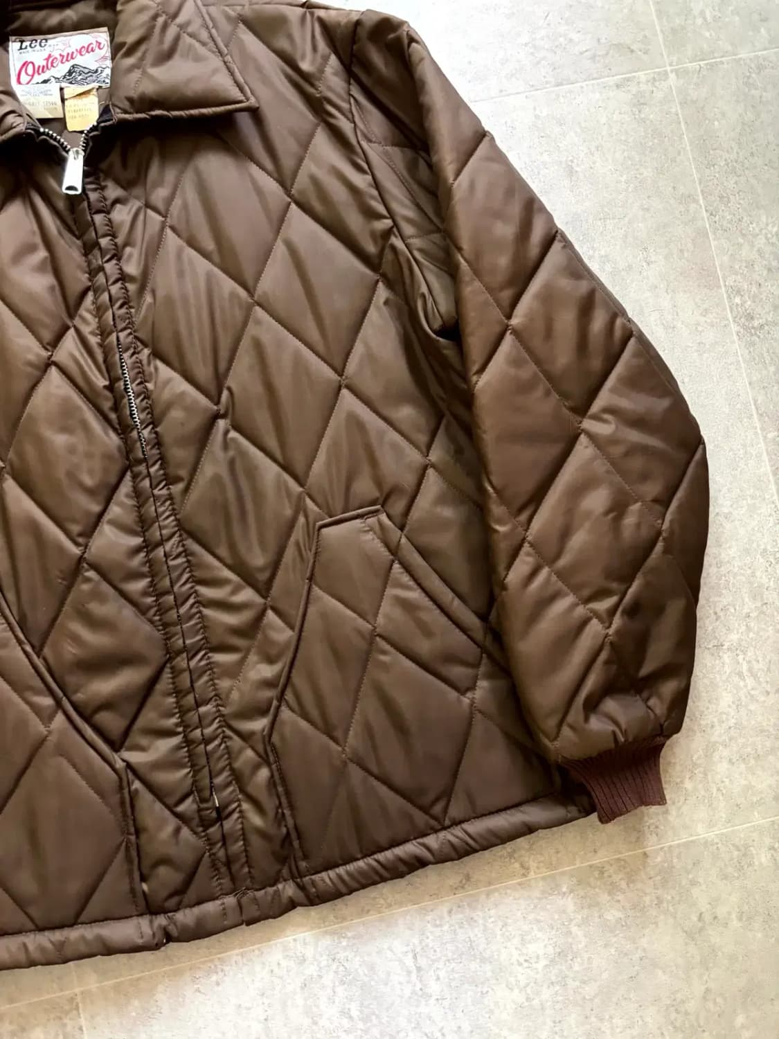 70's Lee Outwear 퀼팅 자켓 M(100~105) 상품이미지4