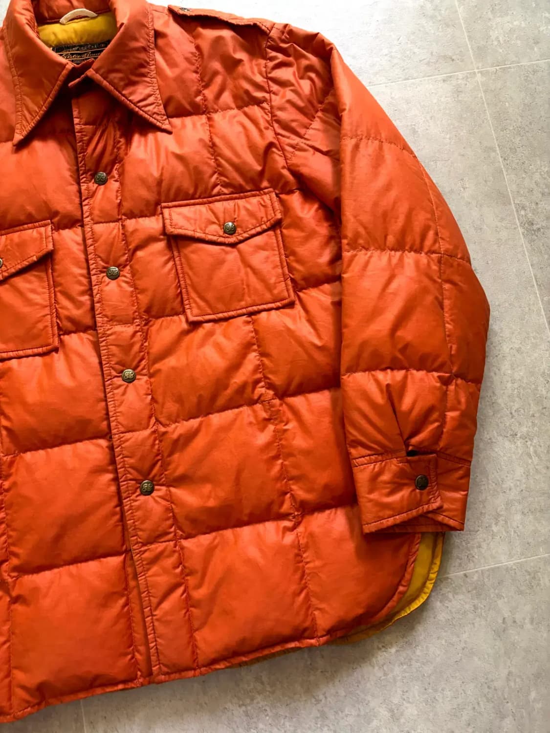 70's 에디바우어 구스다운 셔츠 자켓 105 사이 상품이미지4