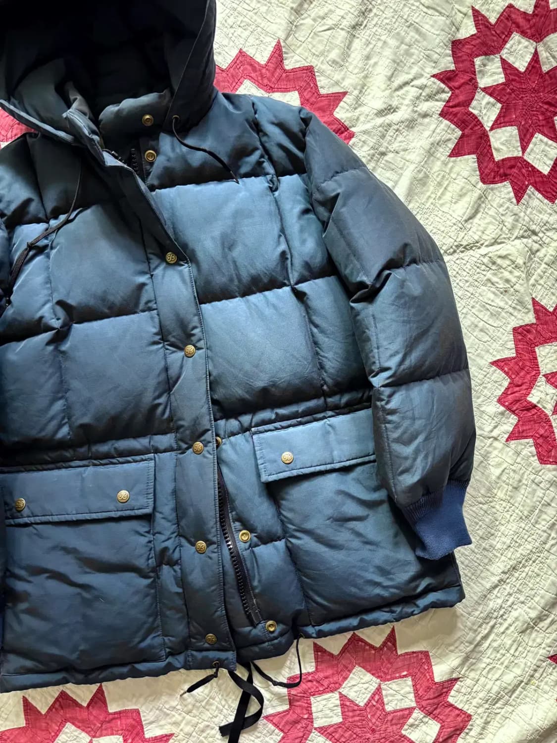 80's 에디바우어 카라코람 헤비 다운 파카 100 상품이미지4