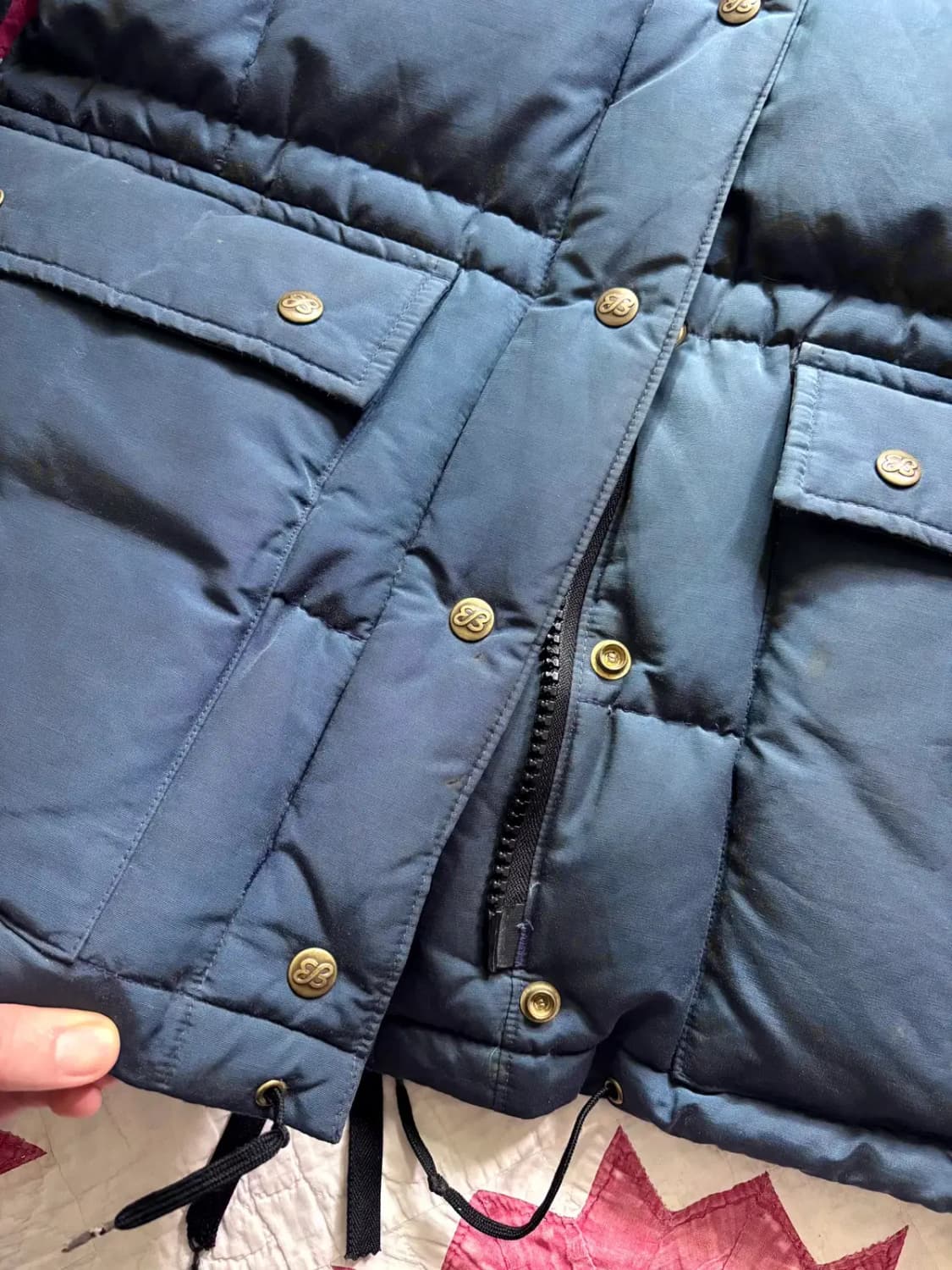 80's 에디바우어 카라코람 헤비 다운 파카 100 상품이미지5