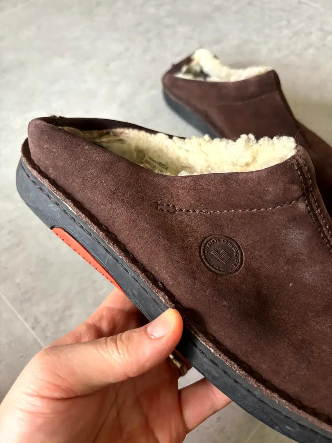 90's 폴로 스포츠 시어링 뮬 슈즈 245 상품이미지2