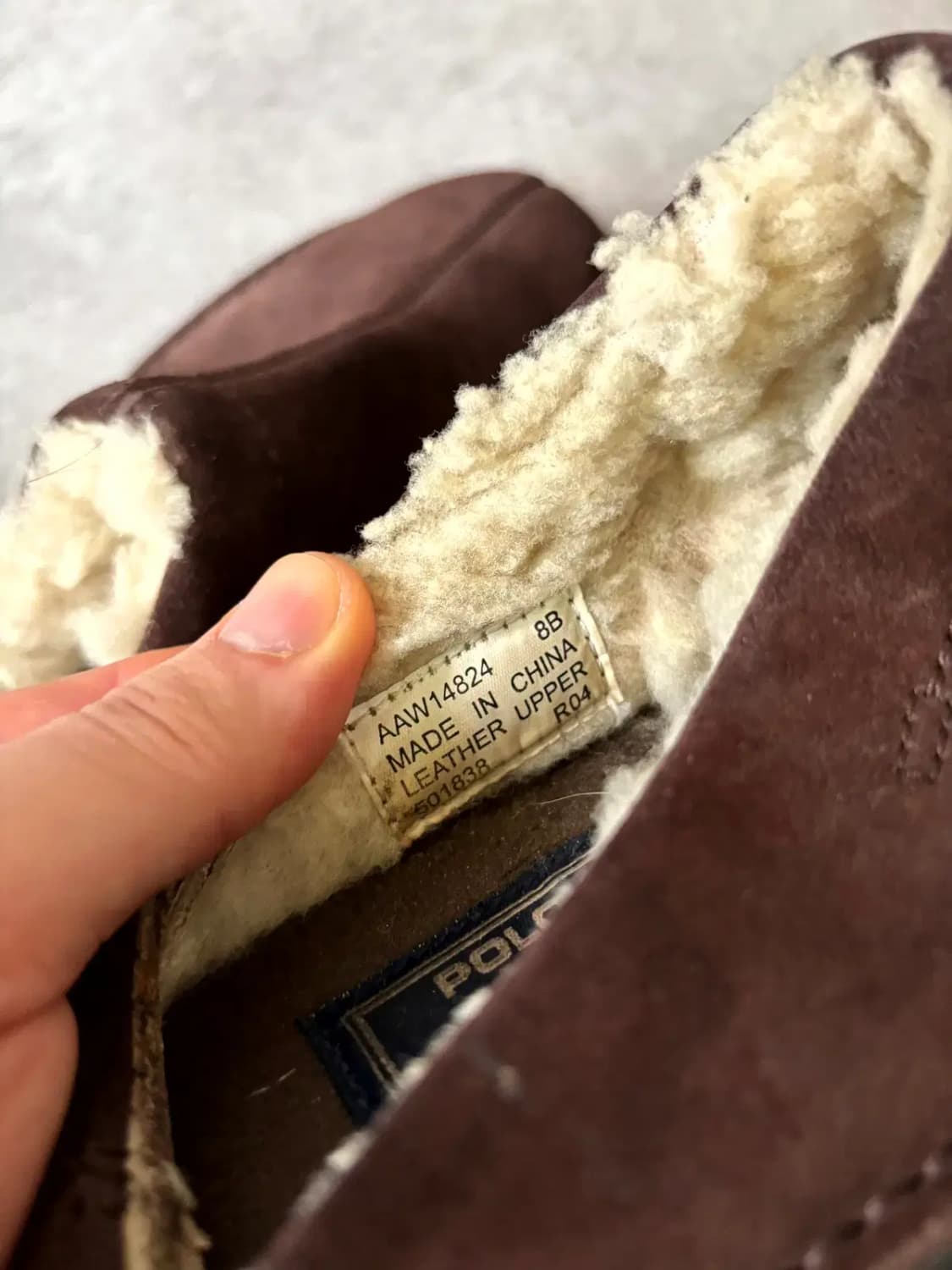 90's 폴로 스포츠 시어링 뮬 슈즈 245 상품이미지6