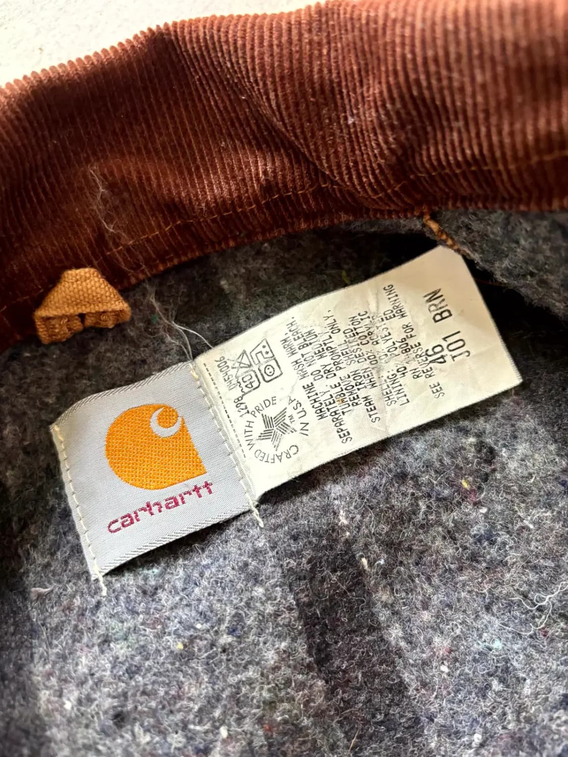 90~00's 칼하트 J97 디트로이트 자켓 46(105~110) 상품이미지10