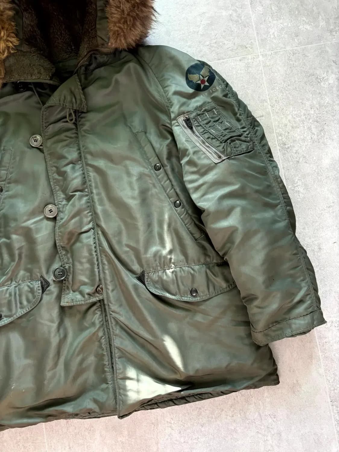 60's 미 공군 N-3B 스노클 파카 M(105) Skyline 상품이미지4