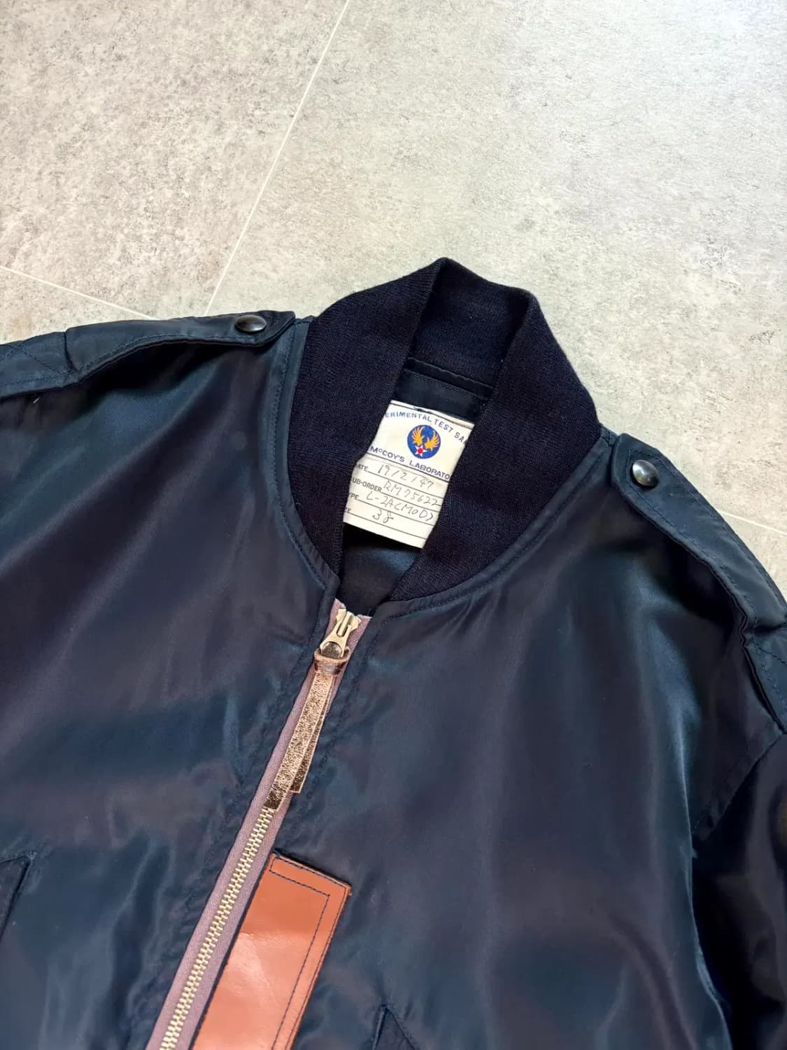 리얼 맥코이 미 공군 L-2A 플라이트 자켓 38(100~103) 상품이미지2