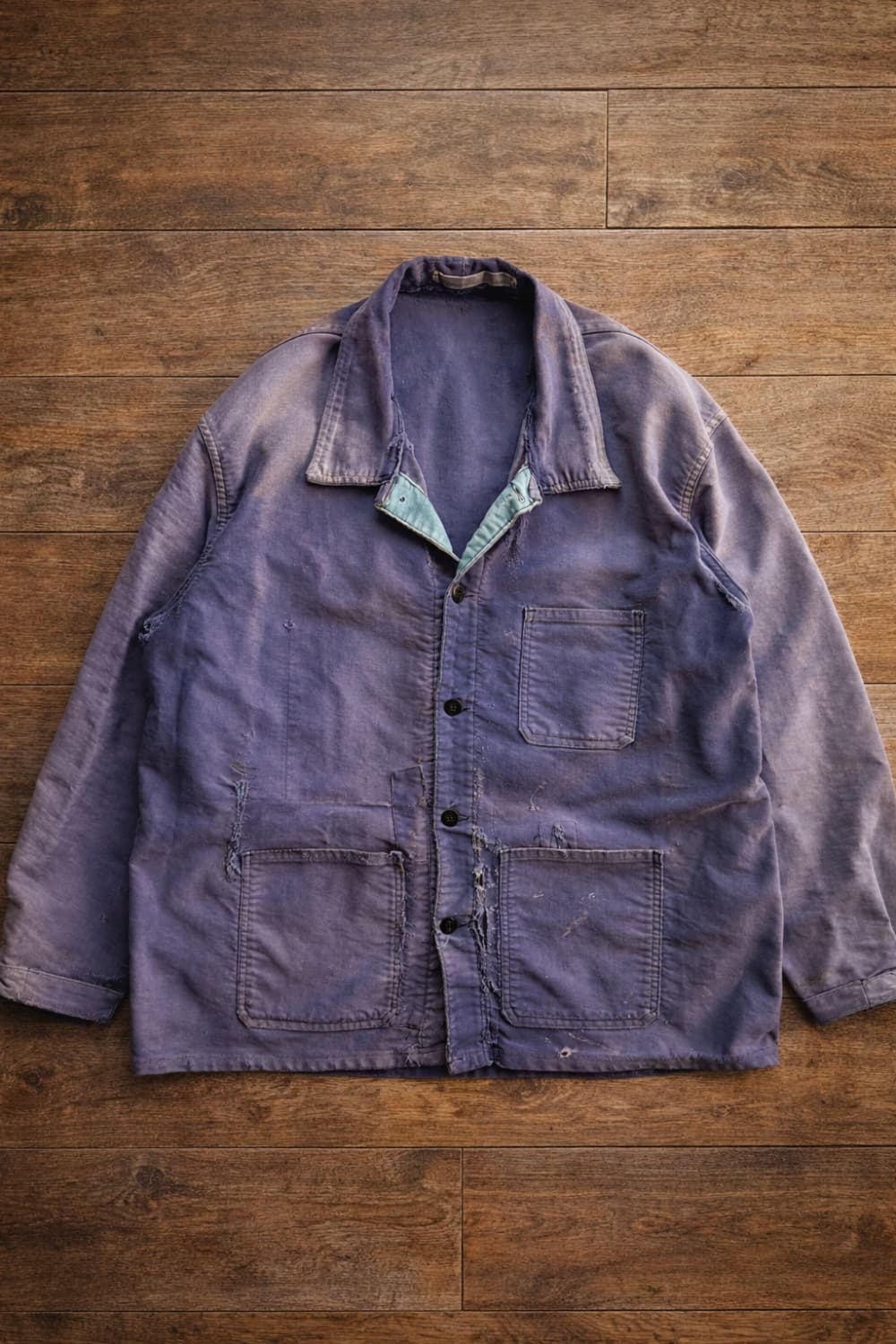 <SALE> 60~70's 프렌치 빈티지 몰스킨 워크자켓 105 상품이미지1