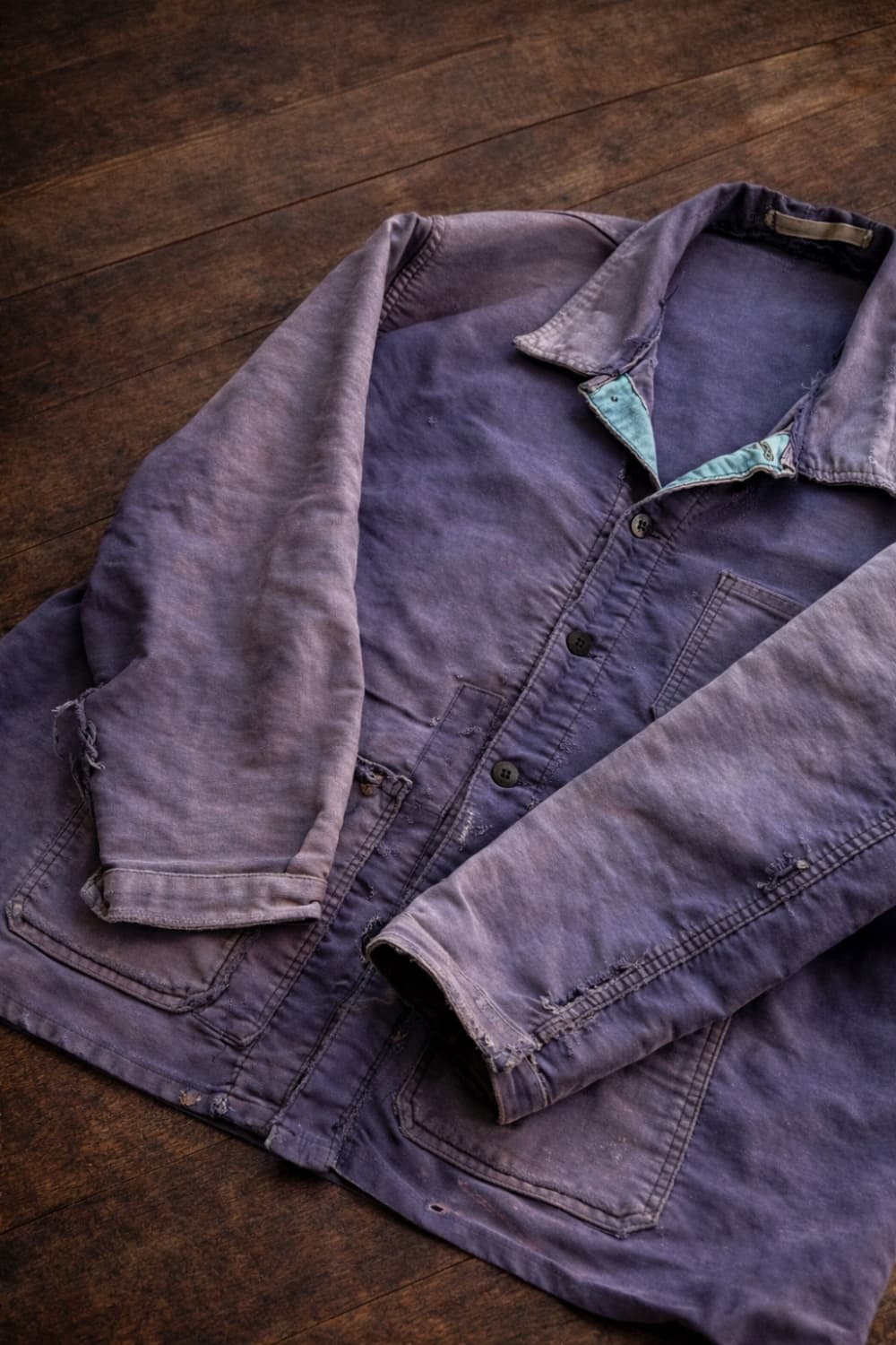 <SALE> 60~70's 프렌치 빈티지 몰스킨 워크자켓 105 상품이미지5