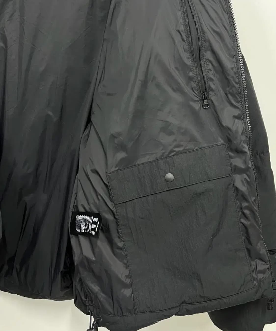 무신사 시티 레저 다운 숏 패딩 재킷 [2XL, 블랙] 상품이미지7