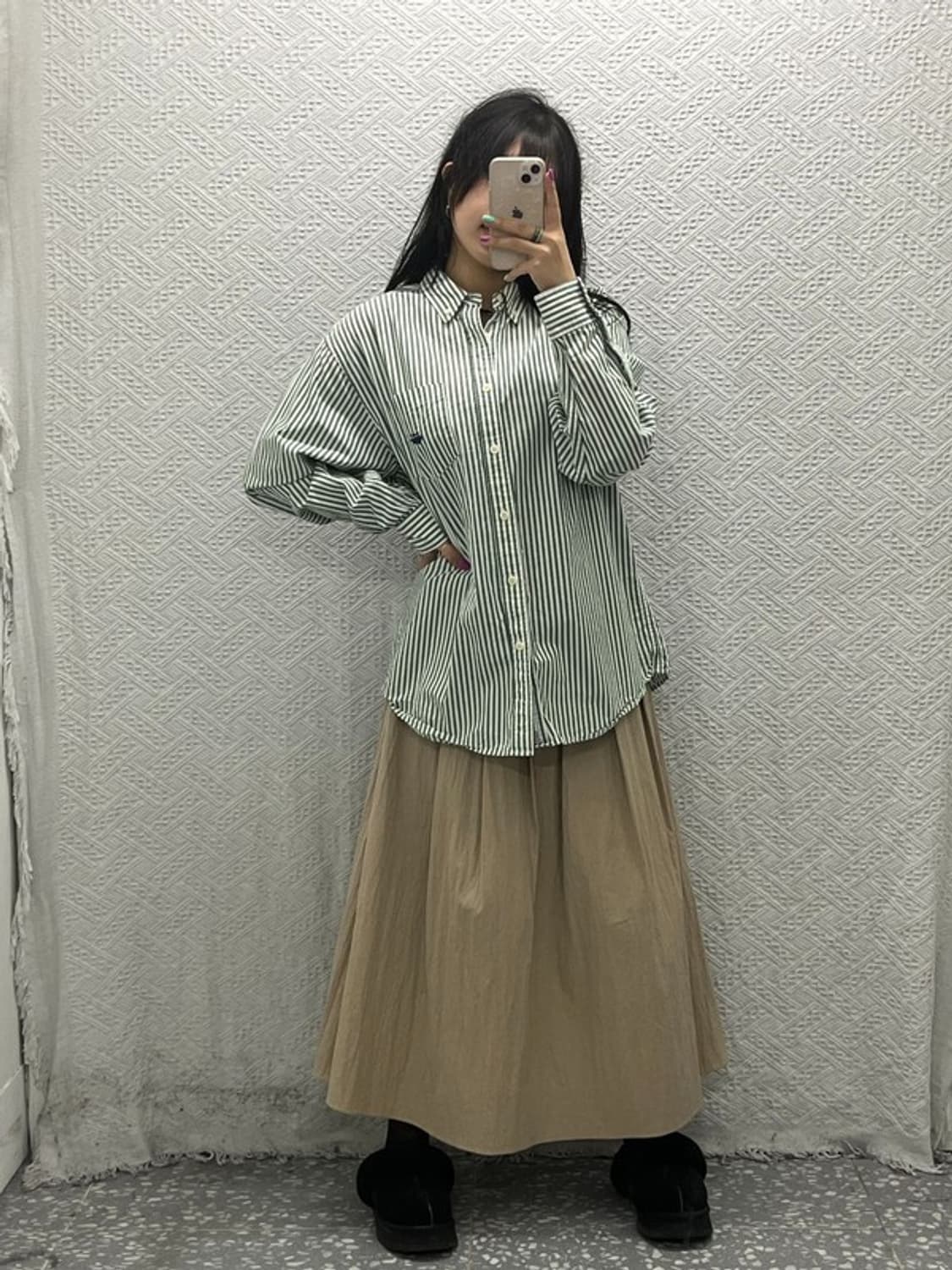 커버낫 빈티지 캐주얼 모던룩 포켓 셔츠 M C06596 상품이미지2