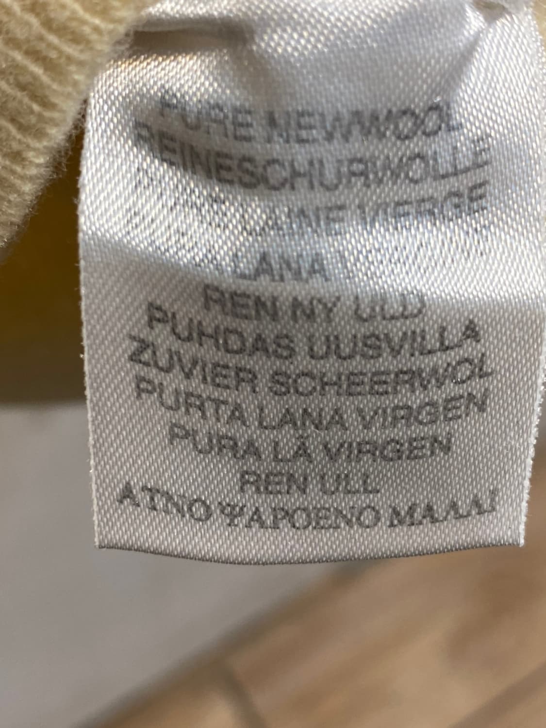 버버리 크림 체크 니트 가디건 상품이미지5