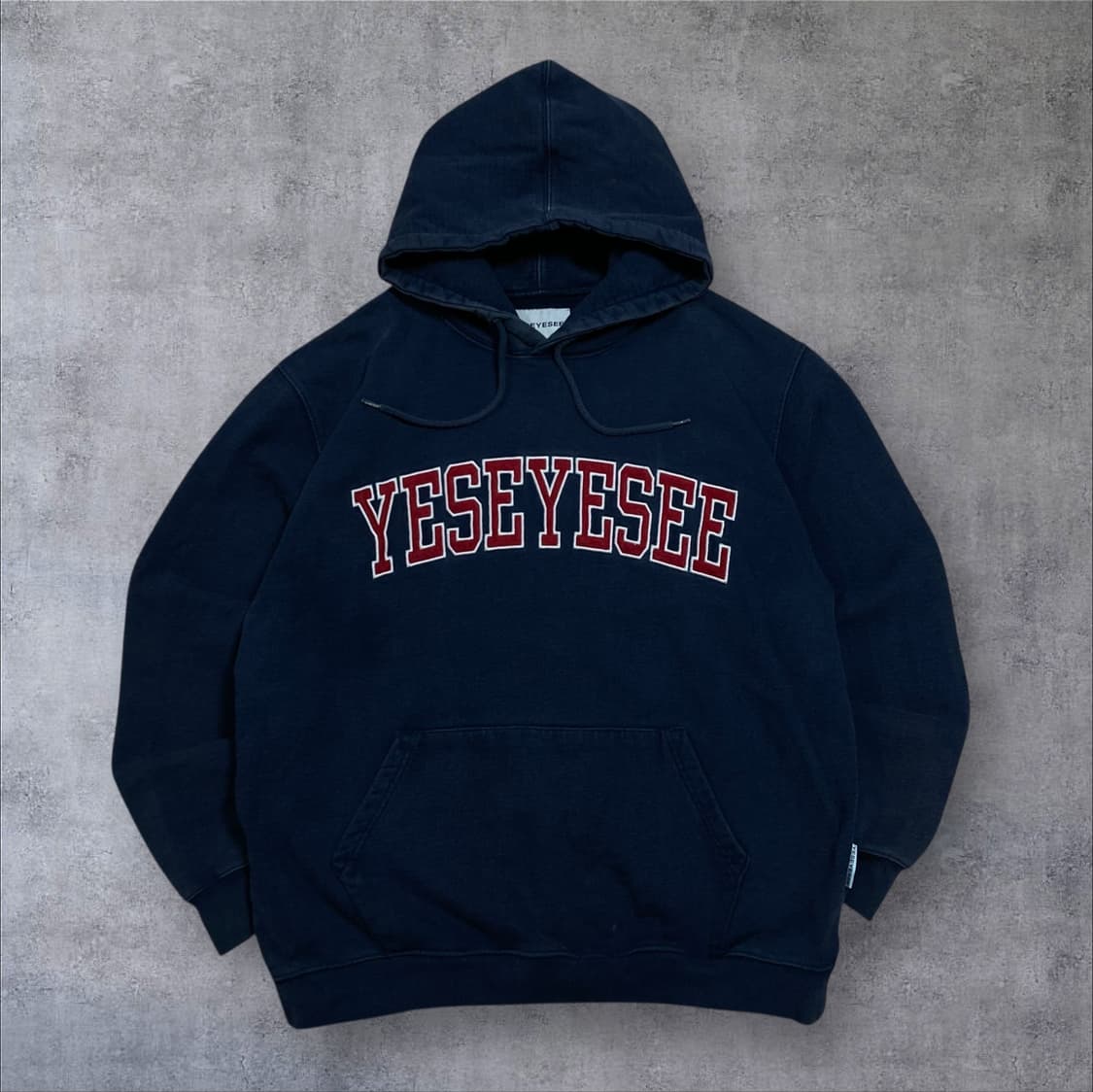 예스아이씨 스펠아웃 네이비 후드티 상품이미지1