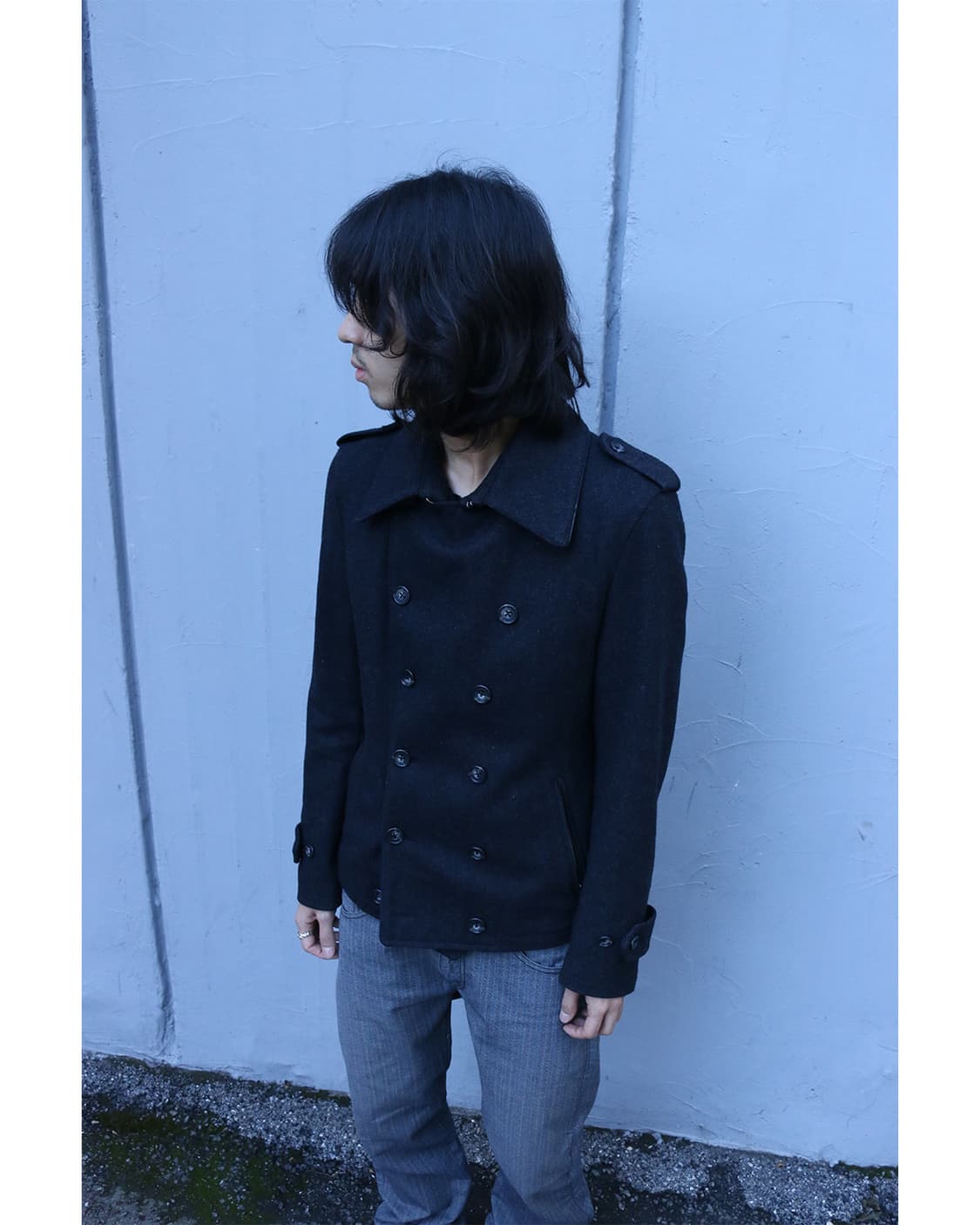 토네이도 마트 블랙 피코트 상품이미지1