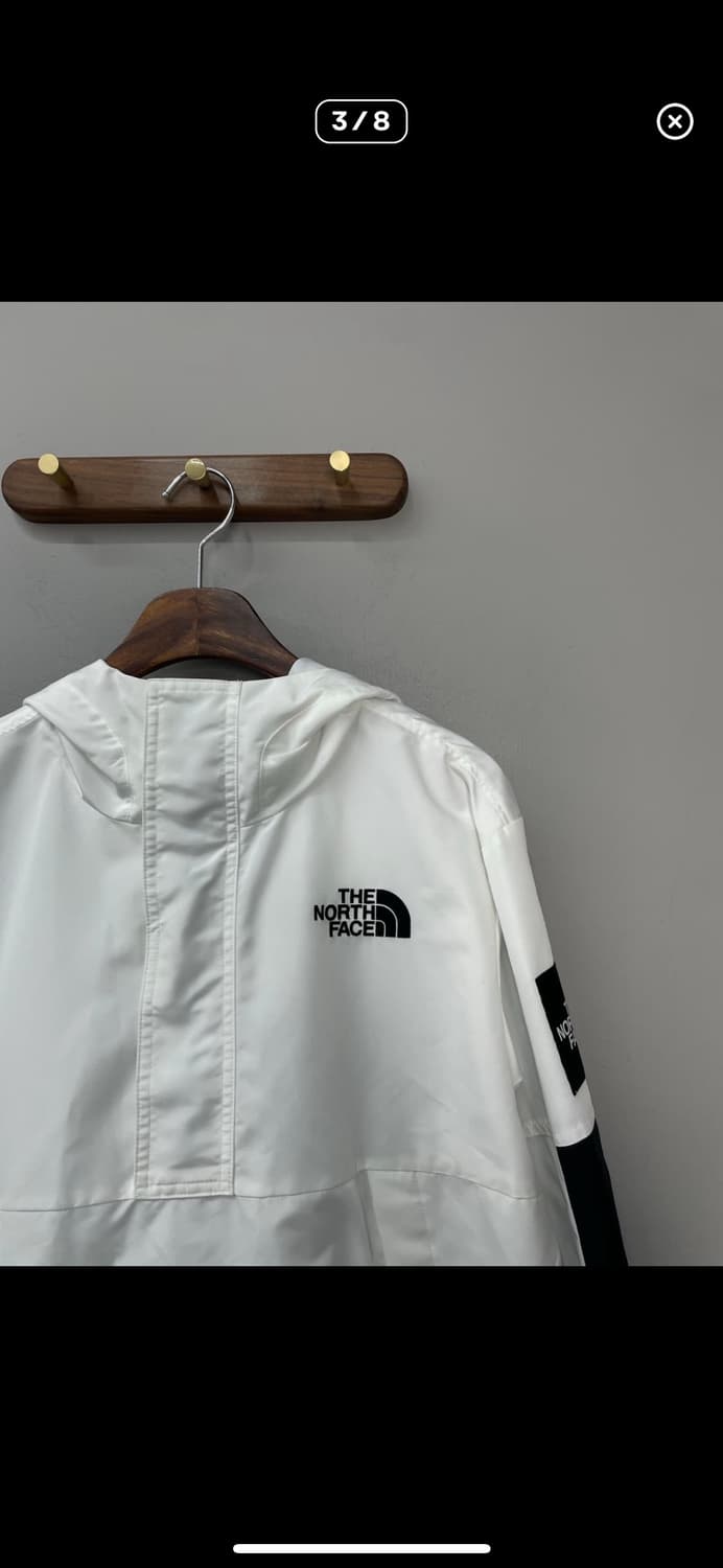 노스페이스 화이트라벨 뉴달톤 화이트 아노락 바람막이 A3117 상품이미지3