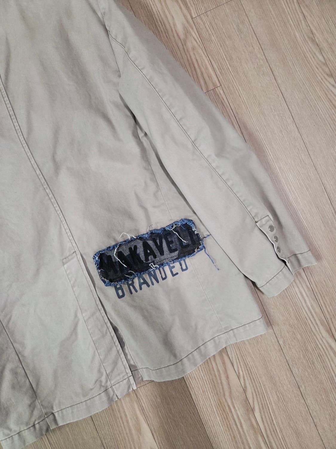 MAKAVELI 카모플라쥬 하프 라이닝 윈워싱 재킷 상품이미지5