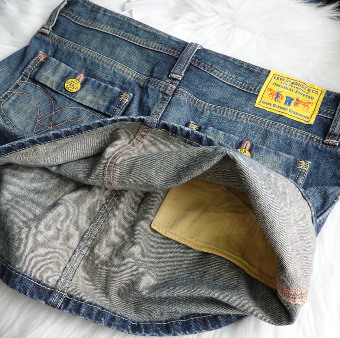 LEVI  빈티지 데님 미니스커트 1873 상품이미지8