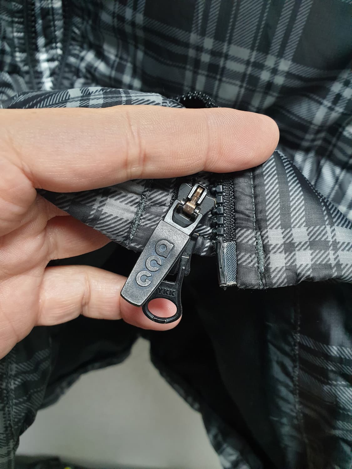 [xxl/110] 나이키 acg 체크 구스패딩 후디 상품이미지6