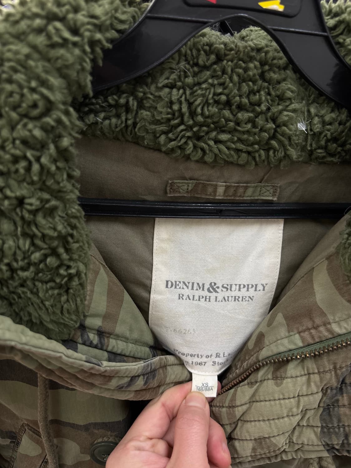 폴로랄프로렌DENIM & SUPPLY 다운 밀리터리 개파카 상품이미지5