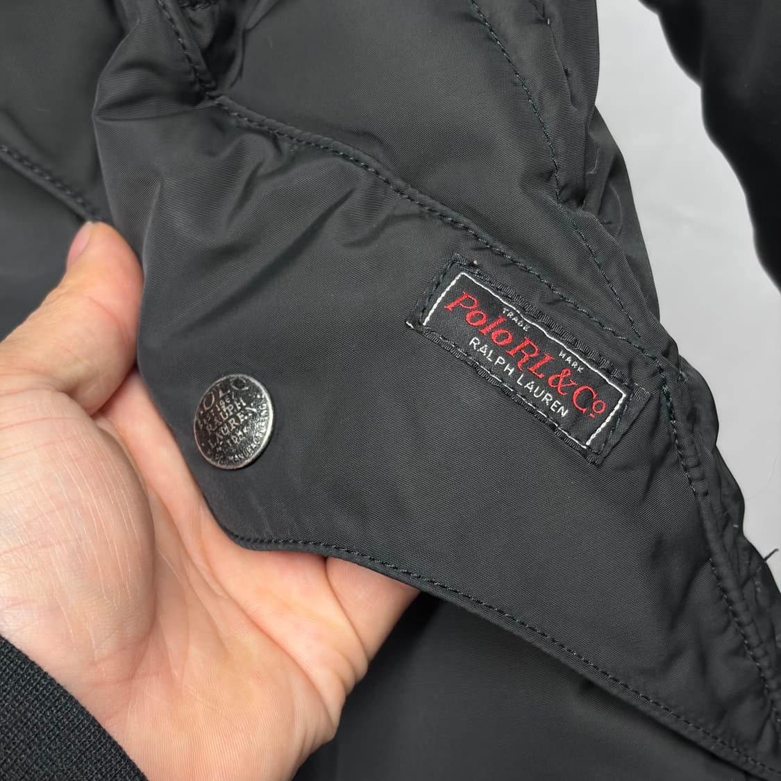 폴로 웨스턴 가죽패치 덕다운 자켓 상품이미지4