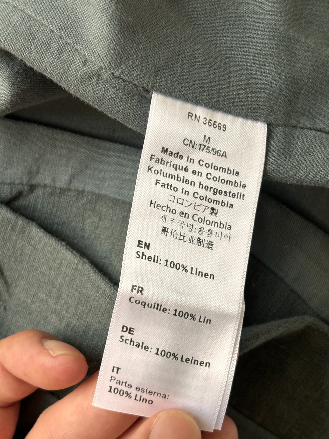 알파인더스트리 RECN 린넨 멀티포켓 블레이저 M 상품이미지7