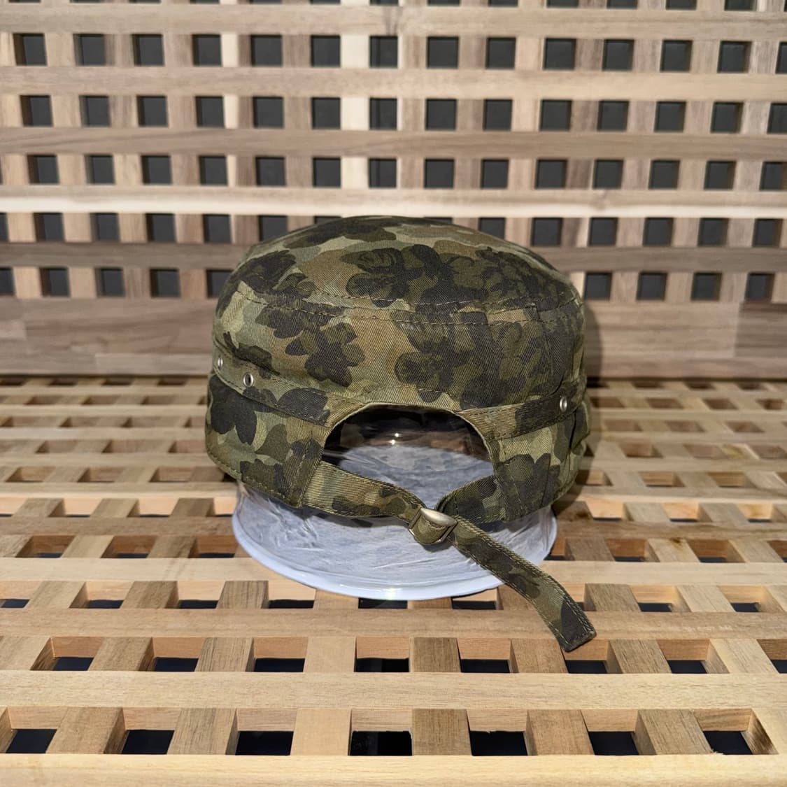 빈티지 카모플라쥬 패턴 군모 상품이미지3