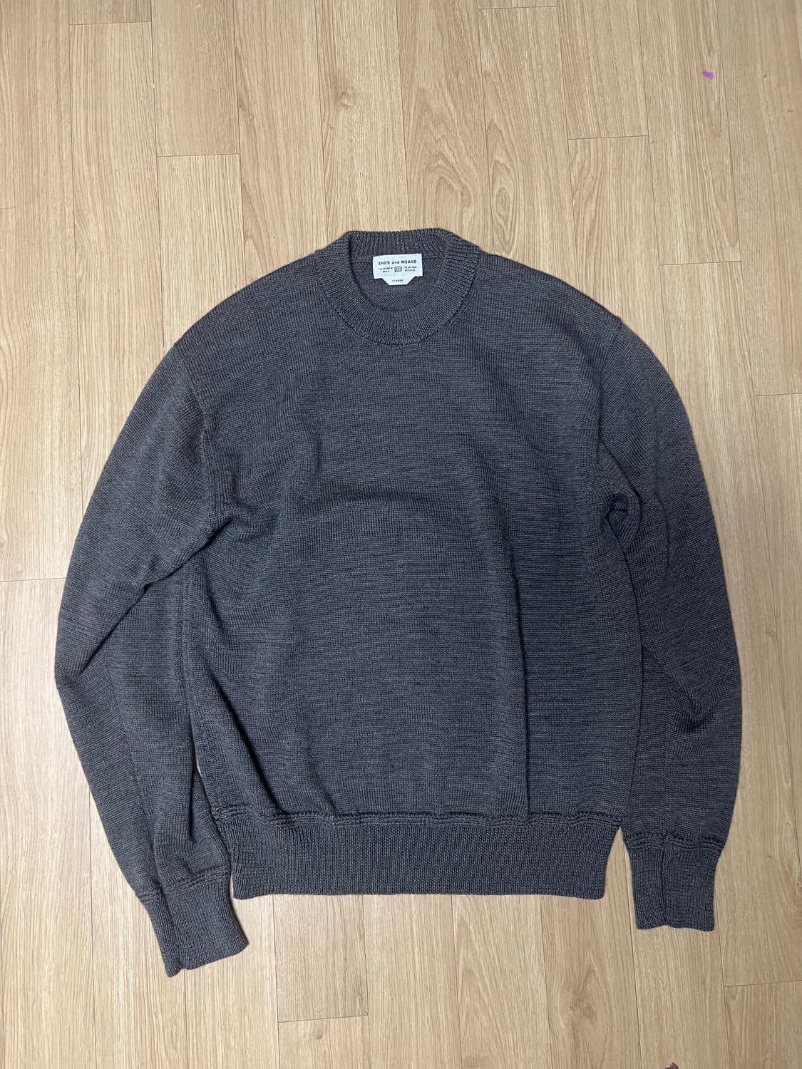 Ends and means 메리노울 스웨터 Xl 상품이미지1
