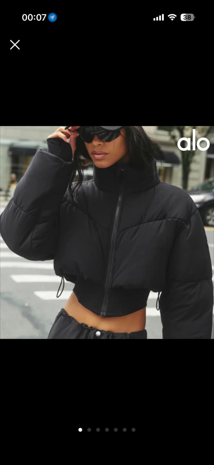 alo 알로 블랙 숏패딩 xs 상품이미지1