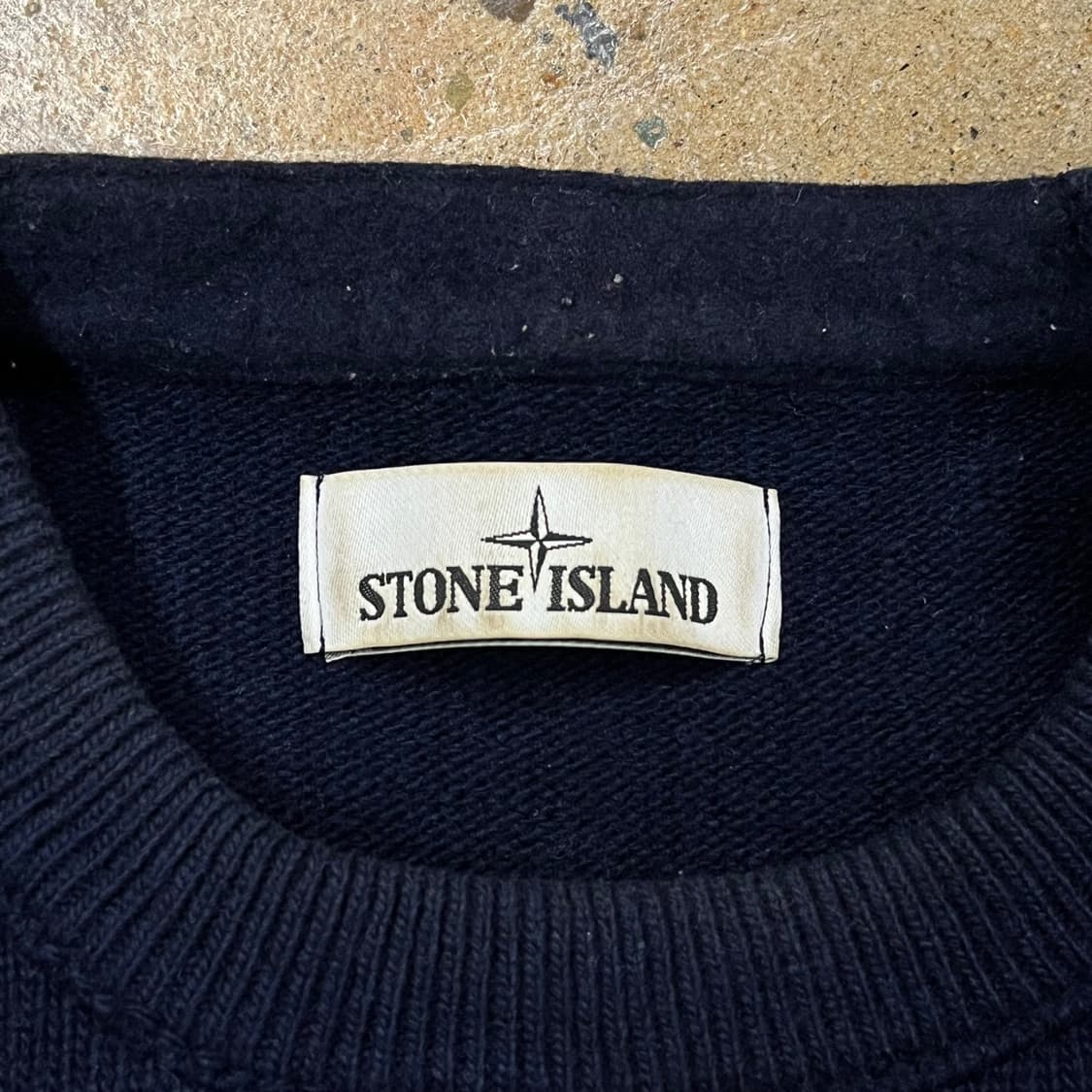 [정품/S] 스톤아일랜드 네이비 니트 스웨터 b17 상품이미지5